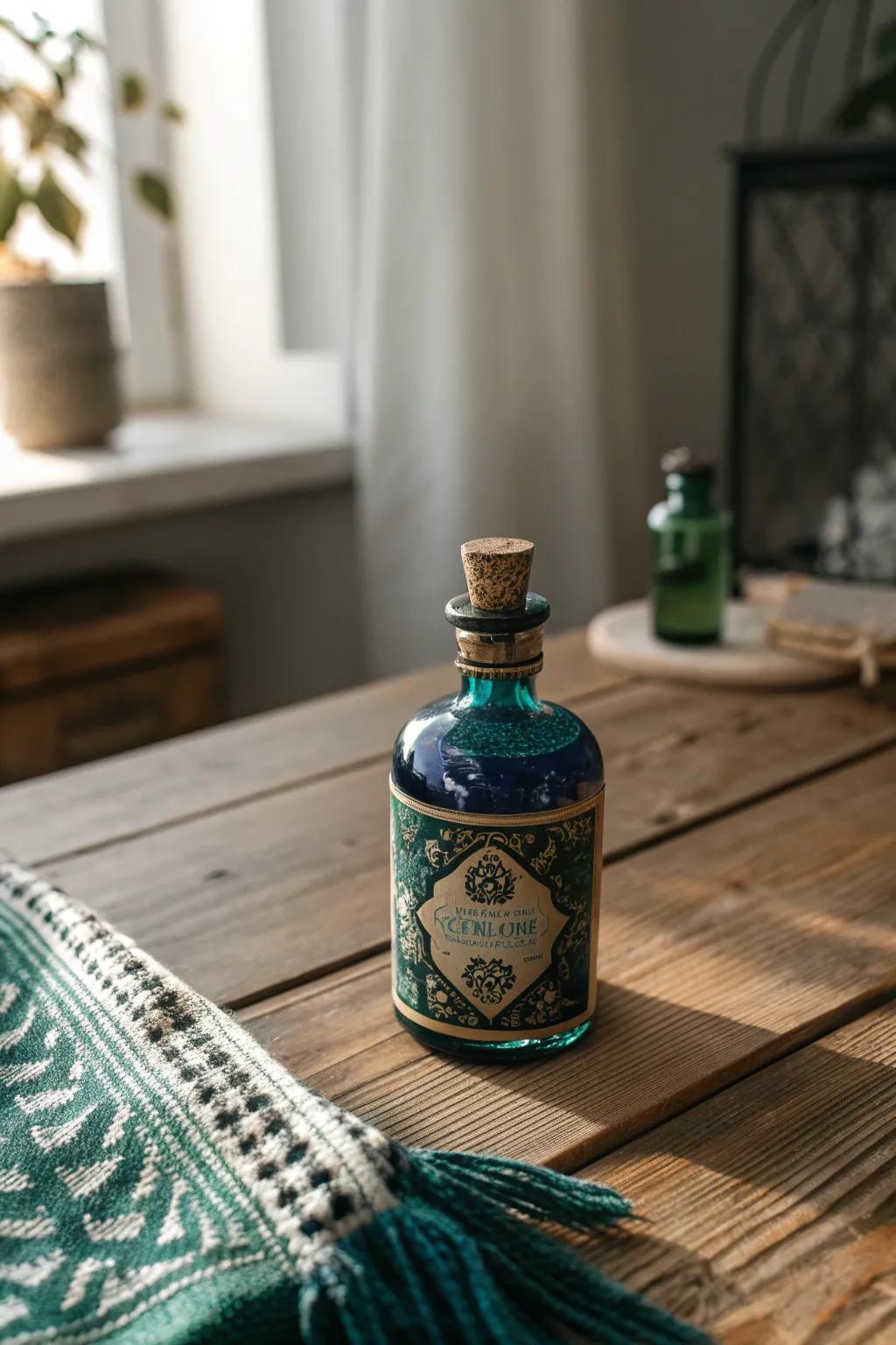 Unleash your magic with this charming miniature potion bottle, the perfect touch for any mystical display.