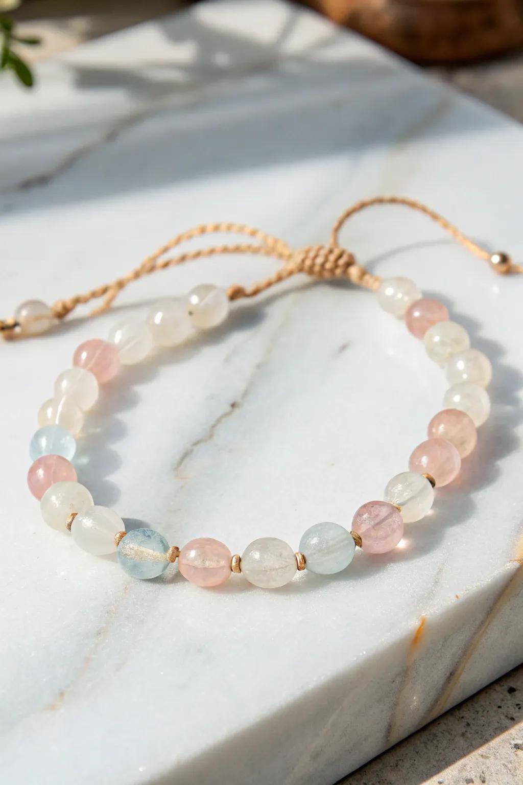 Embrace the elegance of summer with translucent treasures.