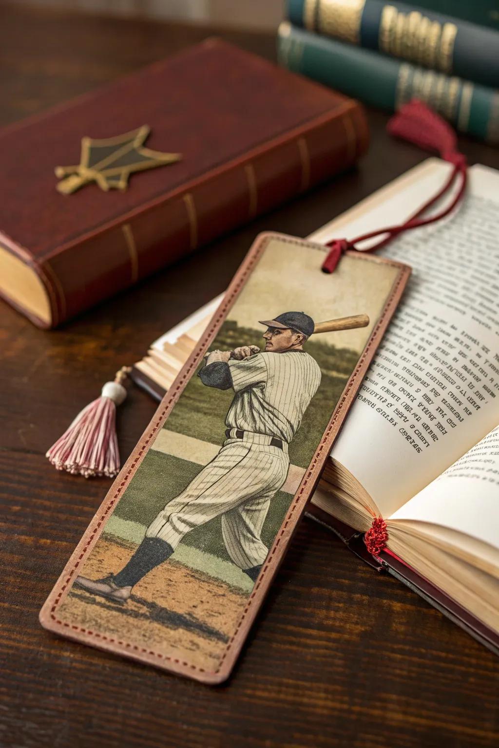 Transform your baseball cards into unique bookmarks for a touch of sporty elegance in your reading adventures.