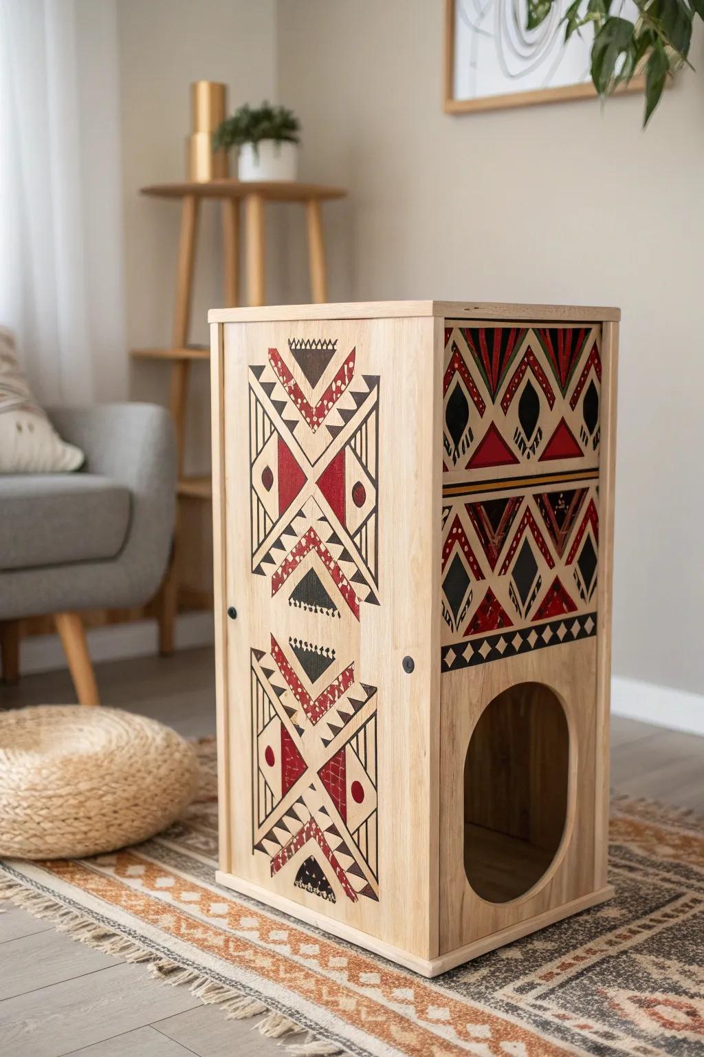 Elevate your space with a cat condo that's as chic as it is functional.