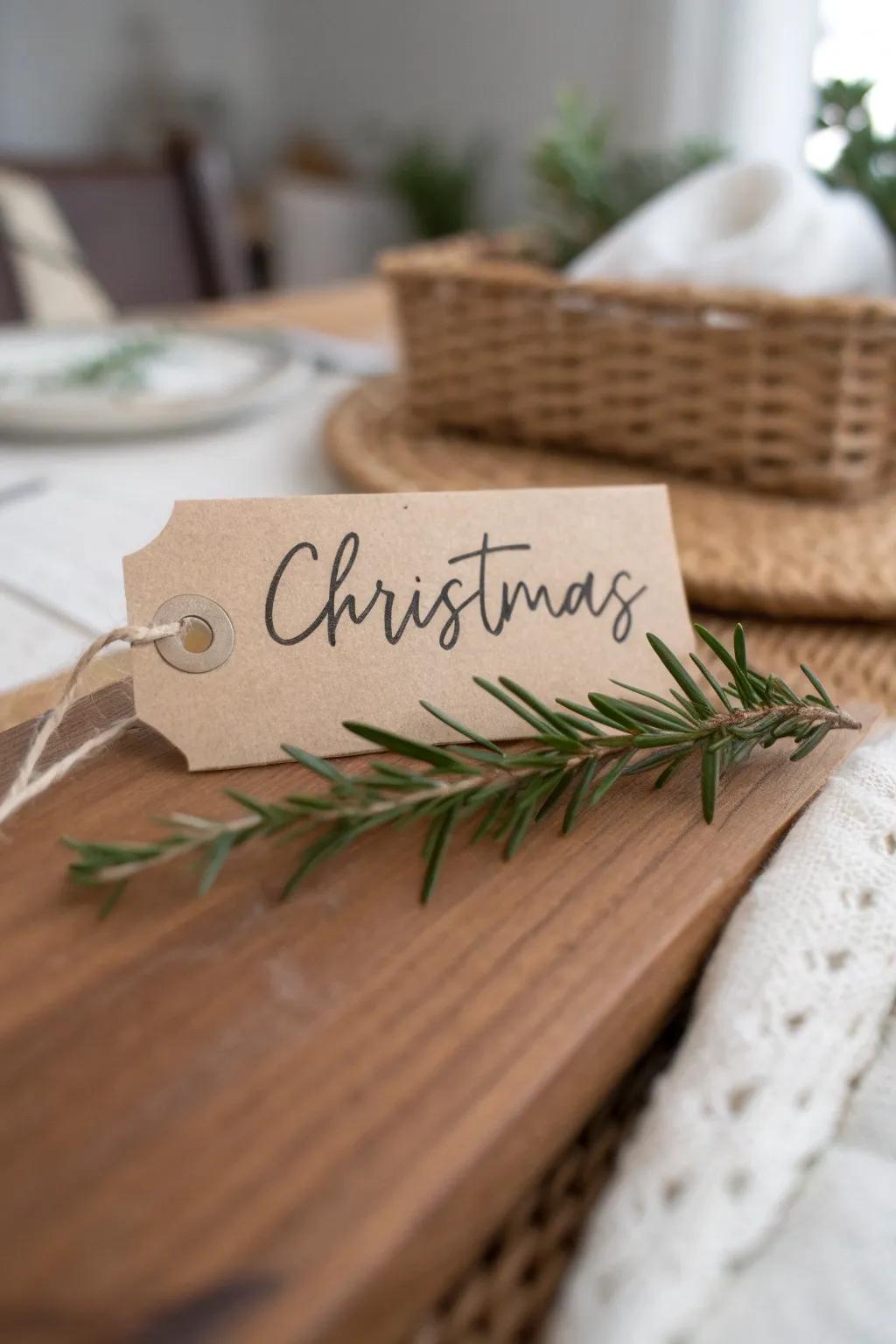 Add a fragrant touch to your gifts with these beautiful Scented Herb Tags.