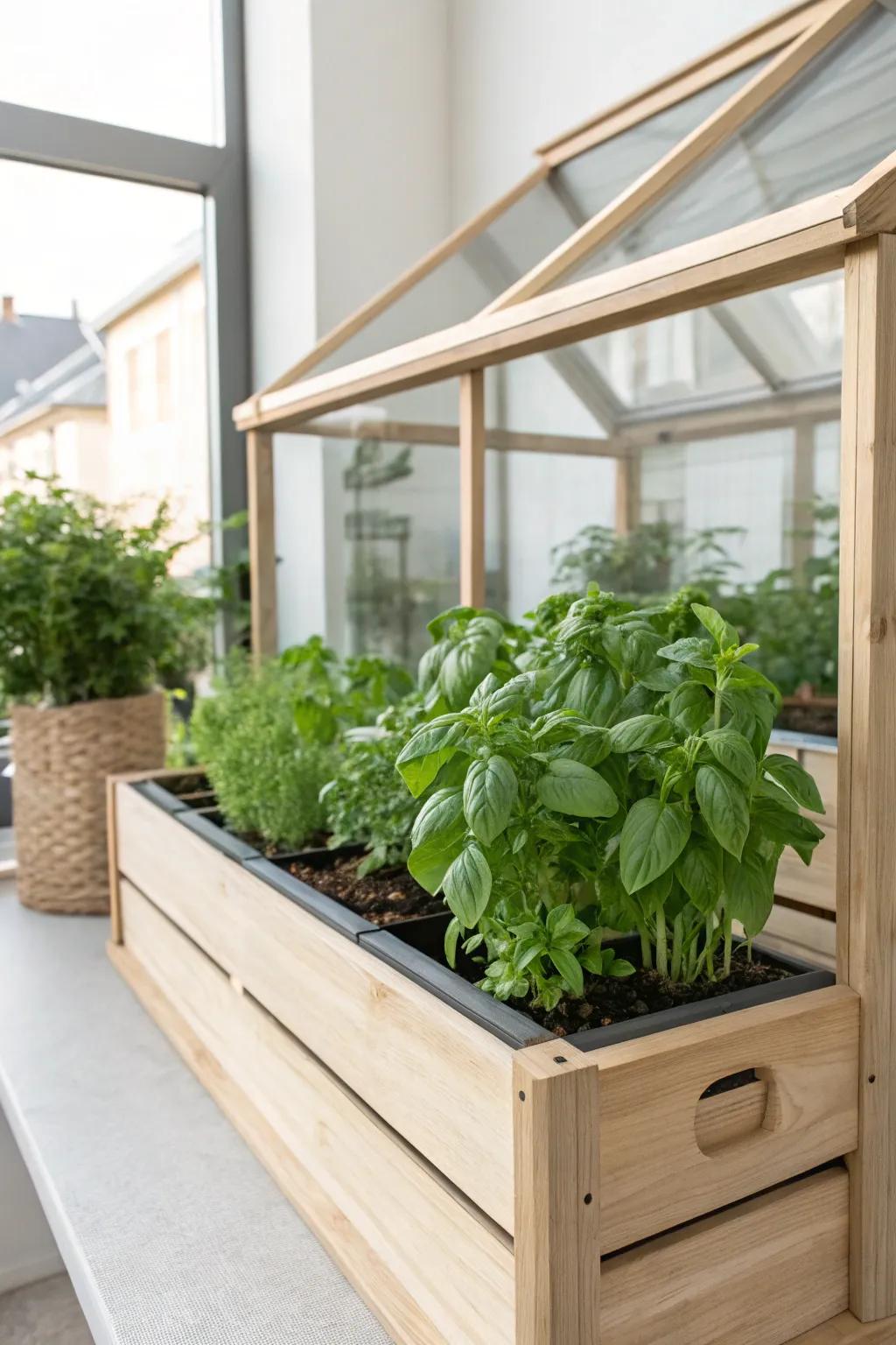 Breathe in the tranquility of your own herb garden oasis.