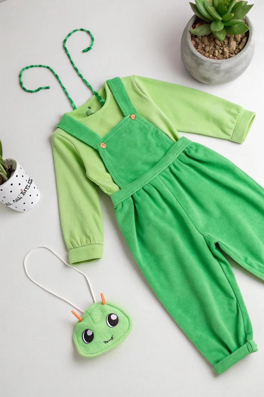 Transform playtime with this charming DIY alien costume – where simplicity meets imagination!