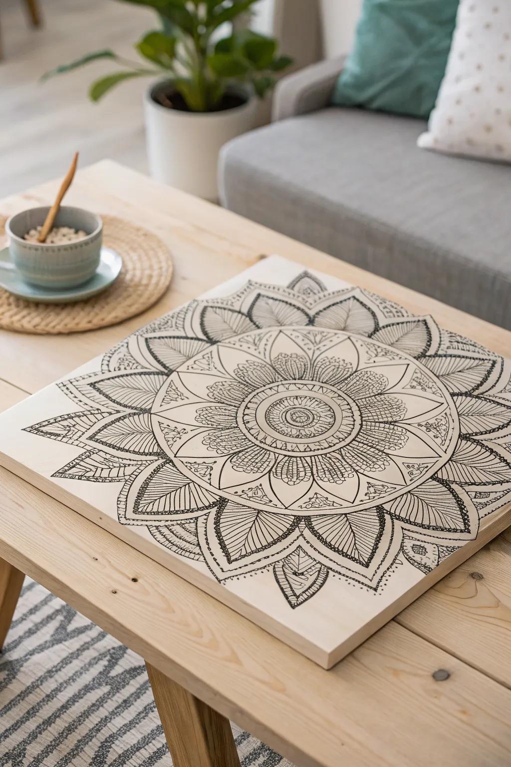 Discover the elegance of crosshatch textures in zentangle art, where simplicity meets intricate beauty.