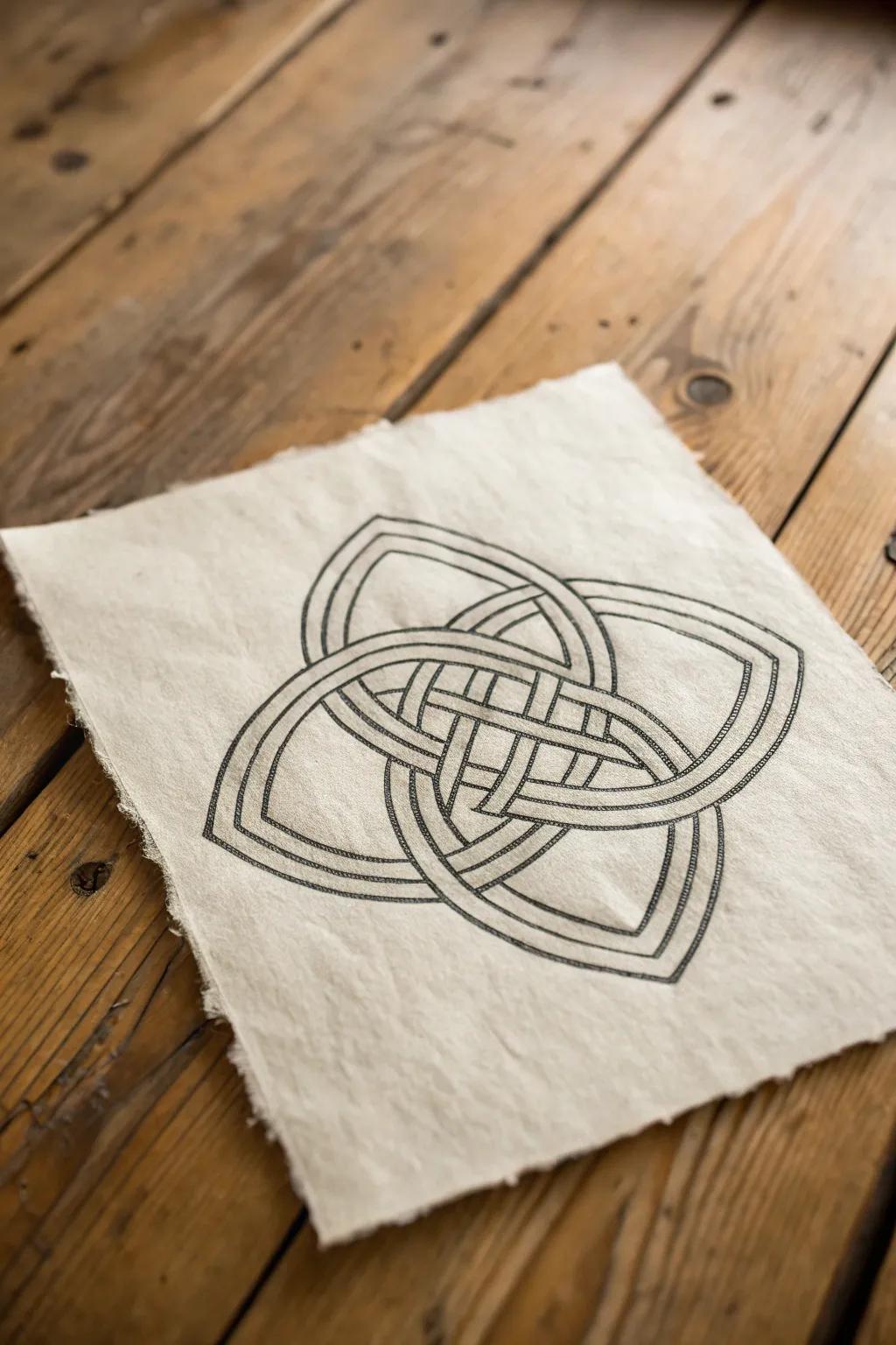 Discover the timeless allure of Celtic knots, where simplicity meets intricate craftsmanship. Perfect for adding a touch of history and elegance to your art collection.