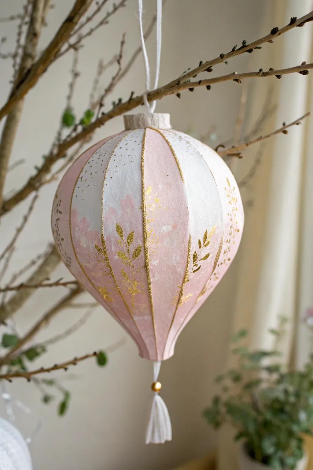 Elevate your holiday decor with handcrafted paper mache elegance.