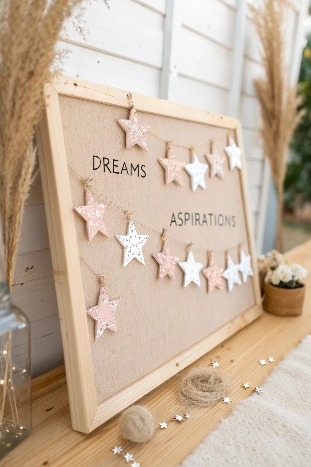 Capture your dreams on stars and let your aspirations shine bright. 🌟 #DreamBig #ScandinavianBoho