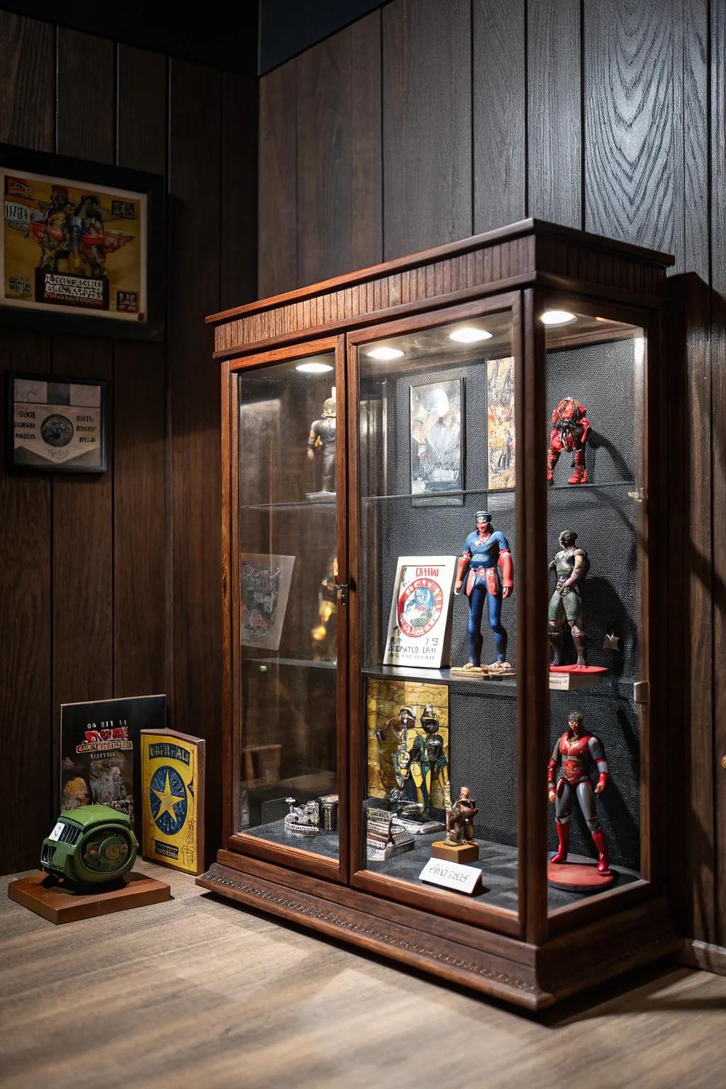 Showcase your hero collection with artisanal flair!