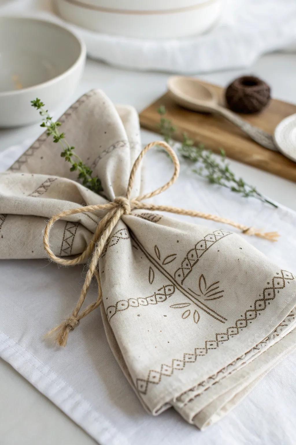 Elevate your gift wrapping with the art of creative knots—where minimalism meets boho charm.