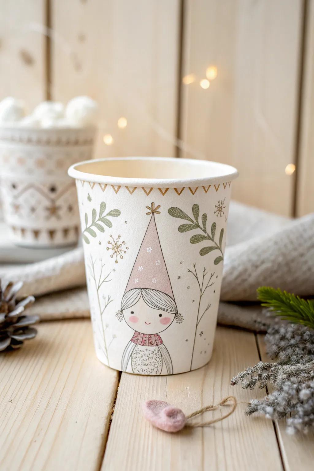 Charming Elf Treat Holders: A Delightful Blend of Scandinavian Minimalism and Boho Craftsmanship.