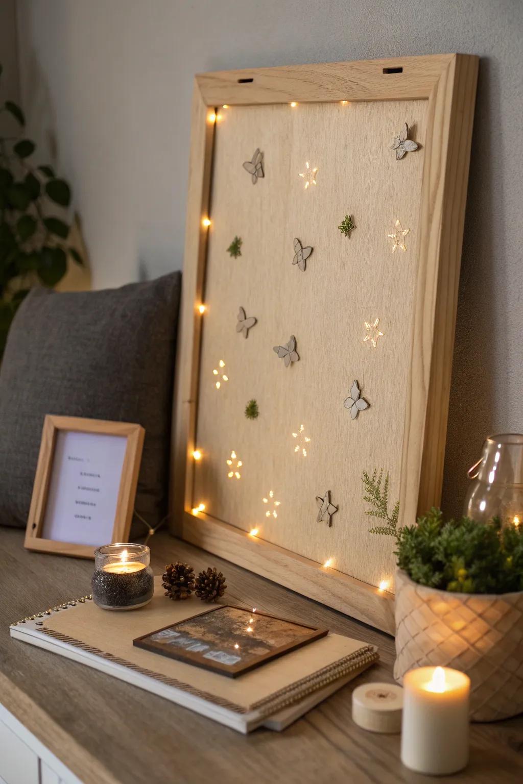 Bring a touch of magic to your space with glow-in-the-dark fireflies, perfect for a serene evening ambiance.