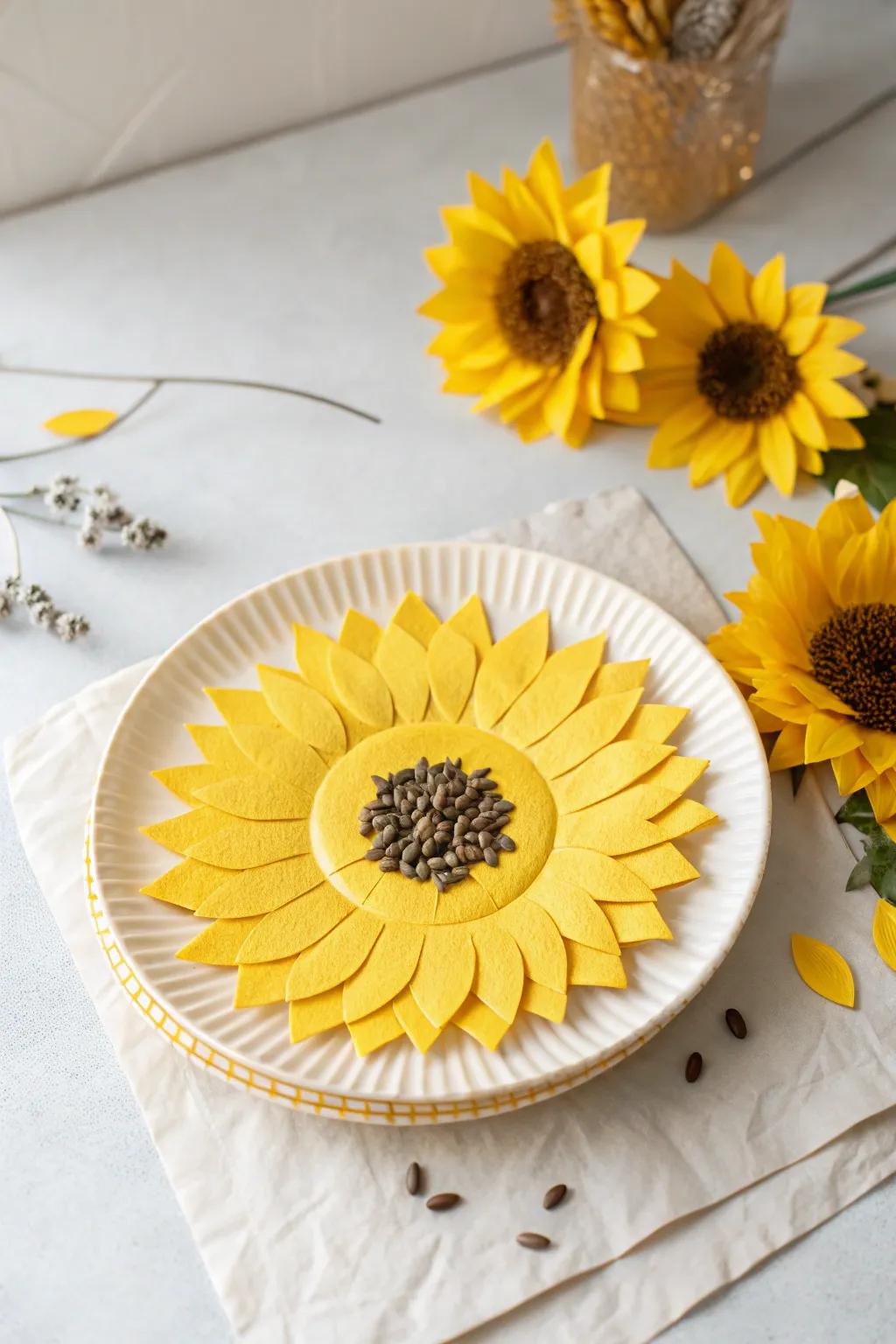 Bring sunshine into your home with this charming sunflower paper plate craft—perfect for springtime creativity!