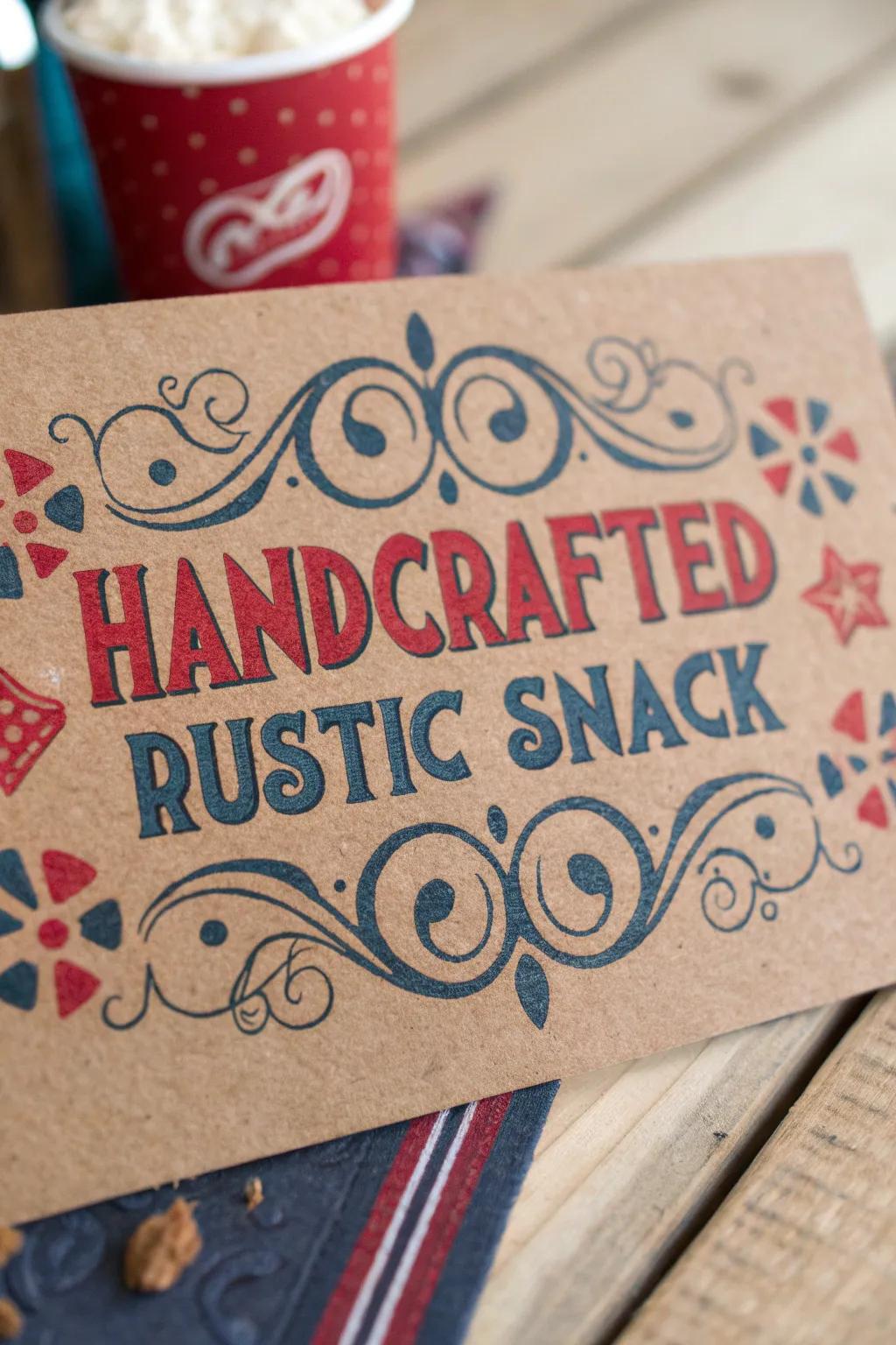 Add a touch of humor and festivity with personalized snack labels crafted for the ultimate DIY concession stand experience.