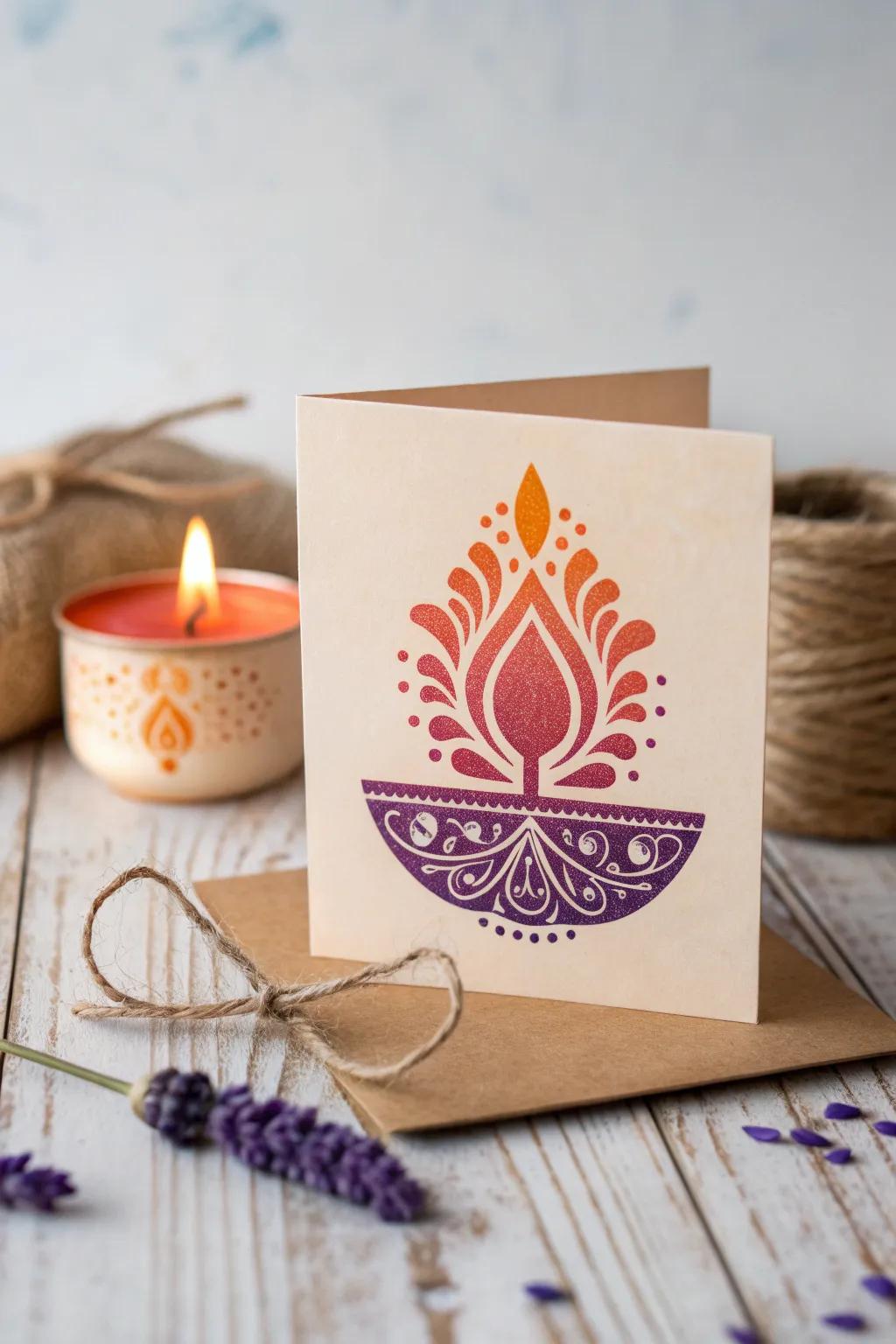 Craft your Diwali wishes with a touch of Scandinavian elegance and boho flair. 🌟 #DiwaliCrafts #MinimalistDesign