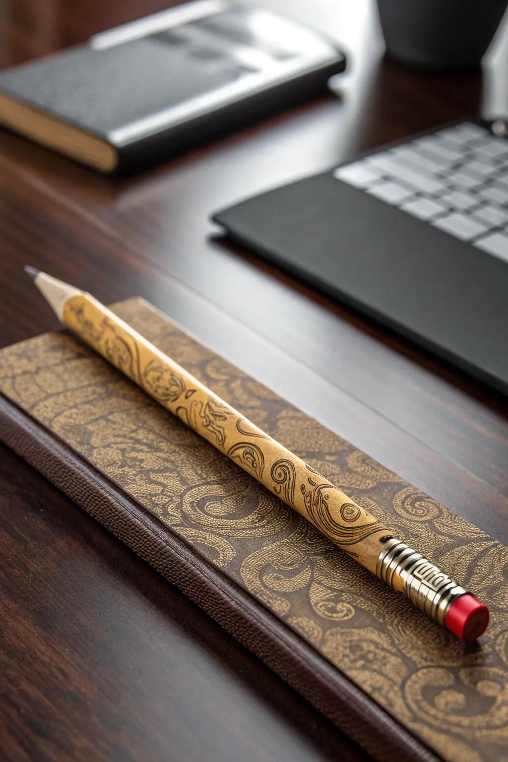 Elevate your desk game with personalized pencils—where functionality meets style.