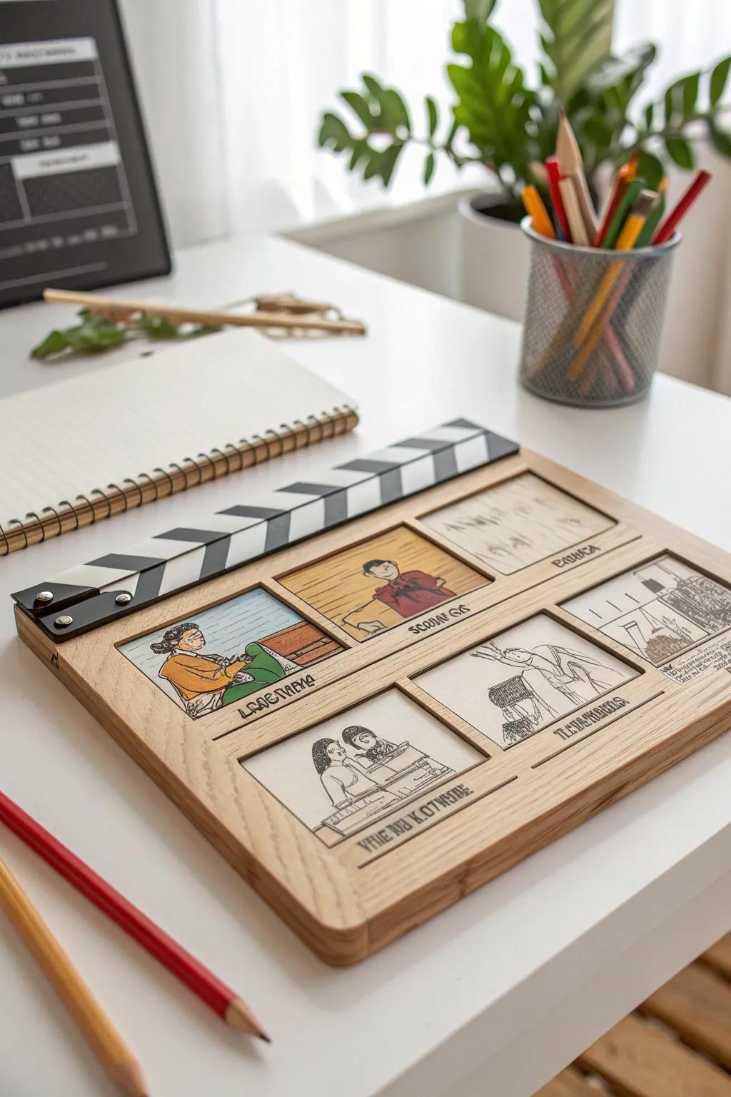 Unleash your creativity with a handcrafted movie storyboard, where every frame tells a story.
