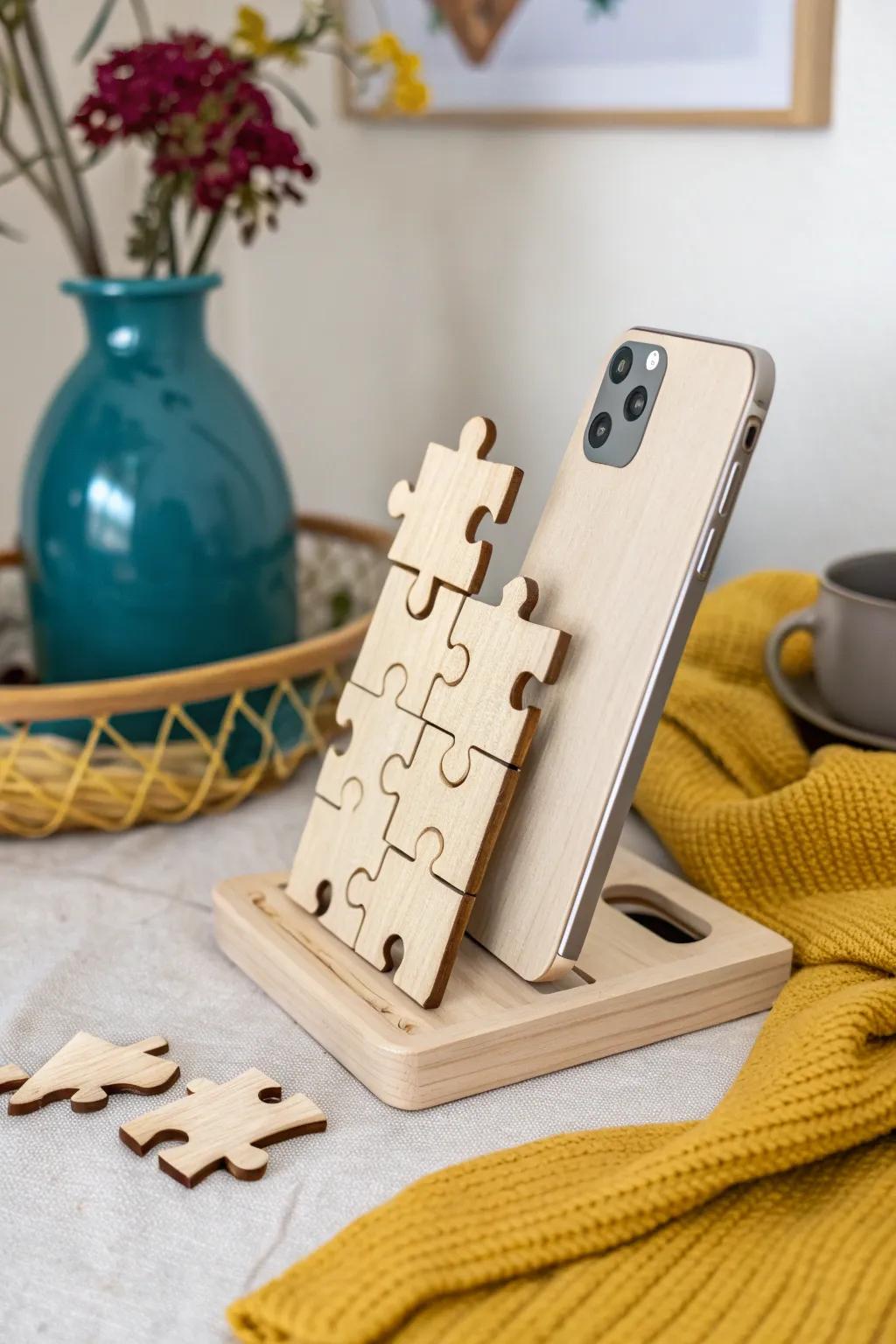 Elevate your space with a Puzzle Piece Holder - where craftsmanship meets creativity.