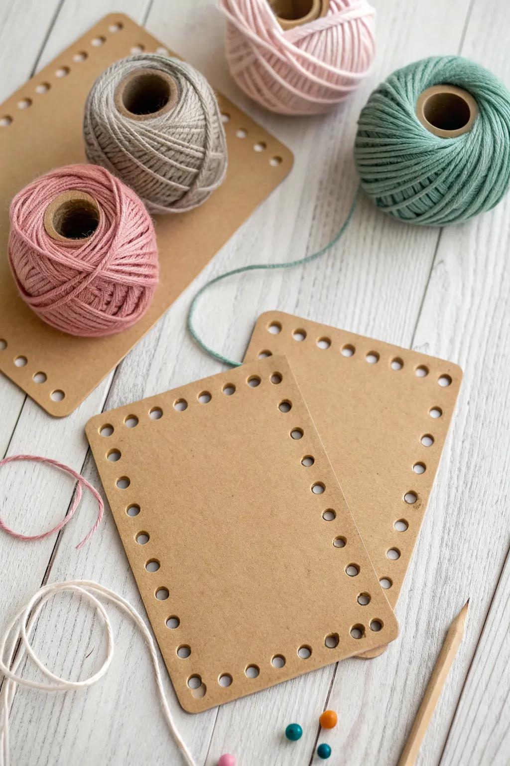Craft your own eco-friendly lacing cards for toddlers, combining simplicity and creativity with a touch of natural elegance. #DIYKidsActivities #EcoFriendlyCrafts