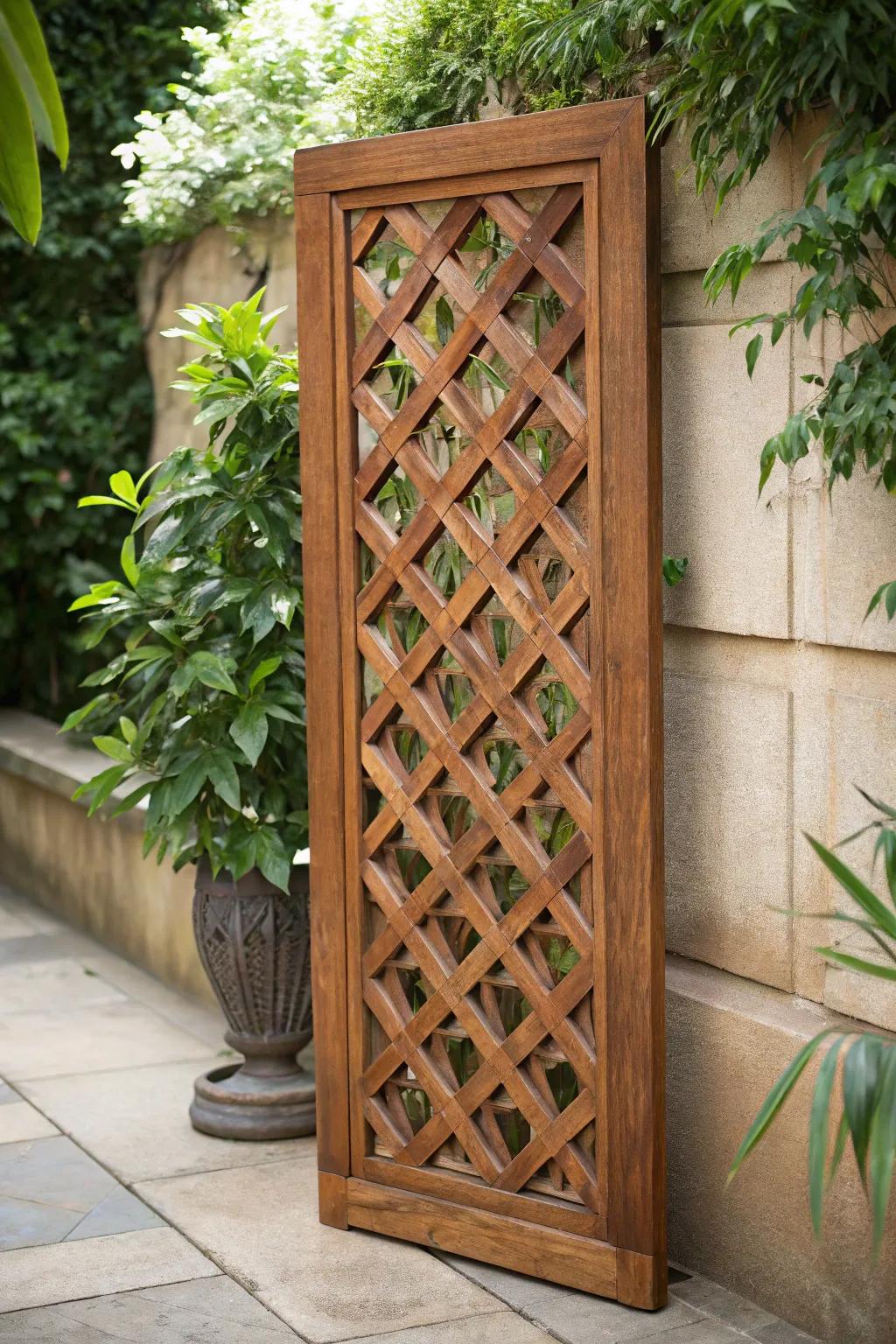 Elevate your outdoor space with elegant lattice craftsmanship.