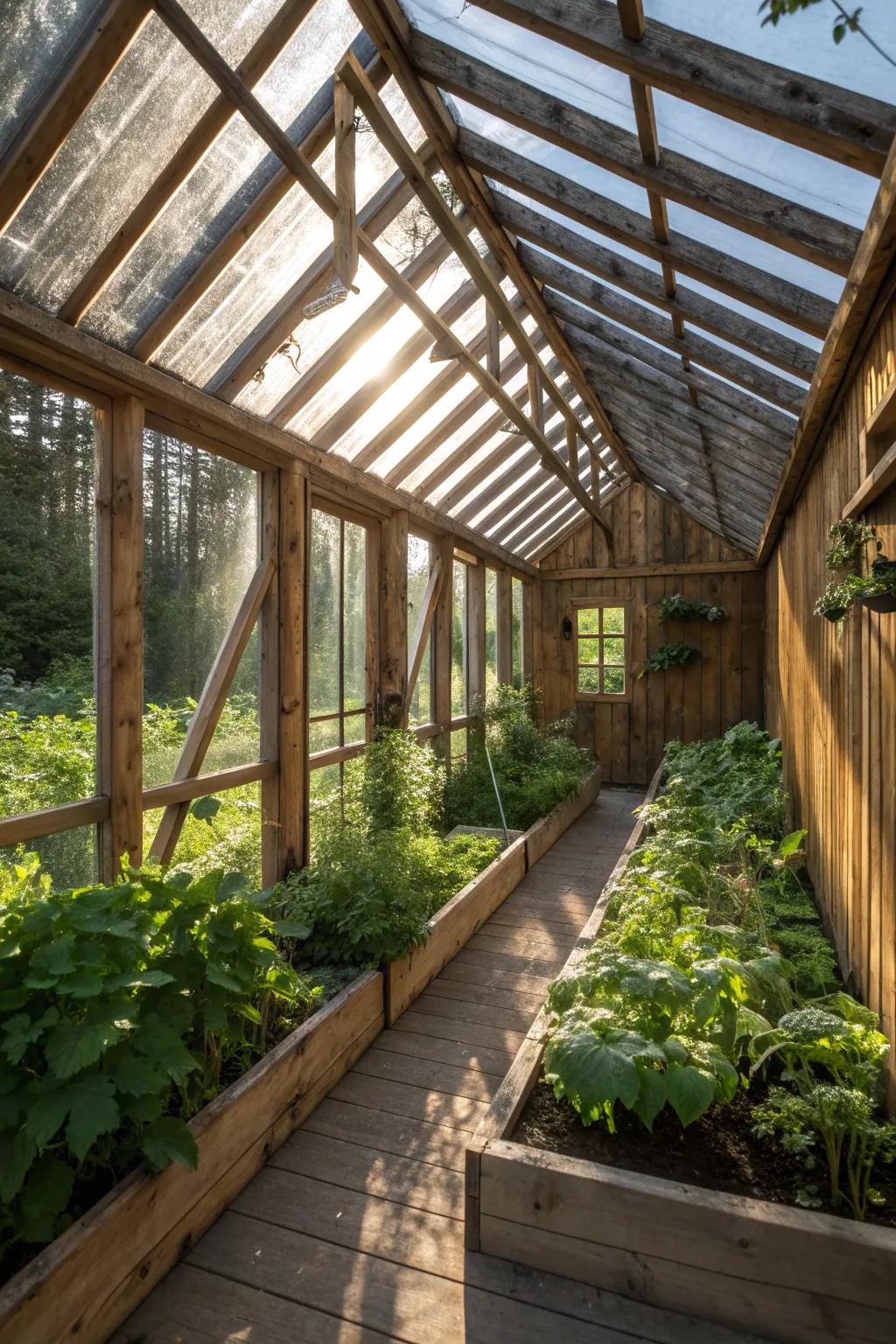 Bask in the beauty of nature with a sunlit sanctuary. #Craftsmanship #GreenhouseGoals