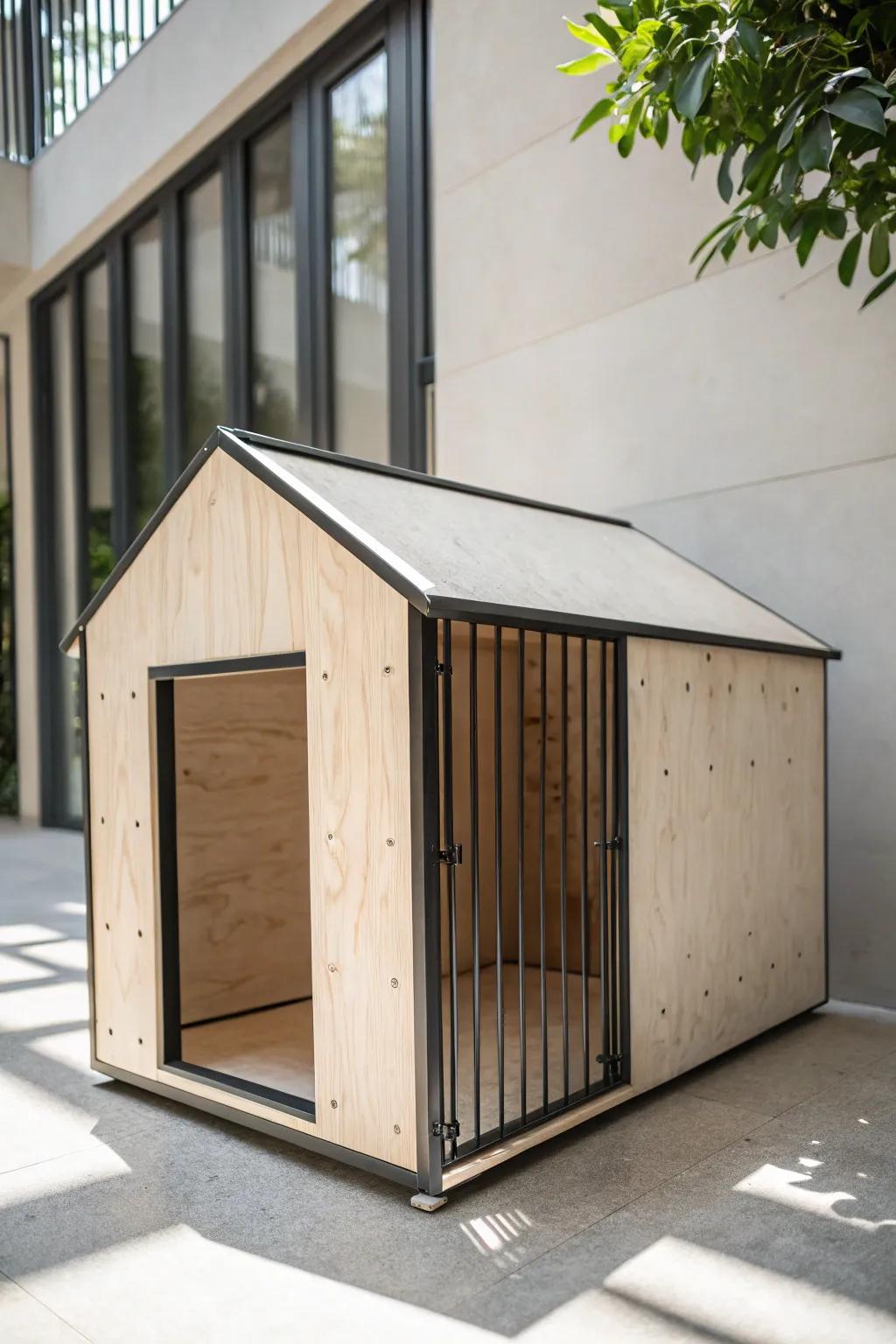 Elevate your space with a touch of minimalist elegance for your pup's haven.