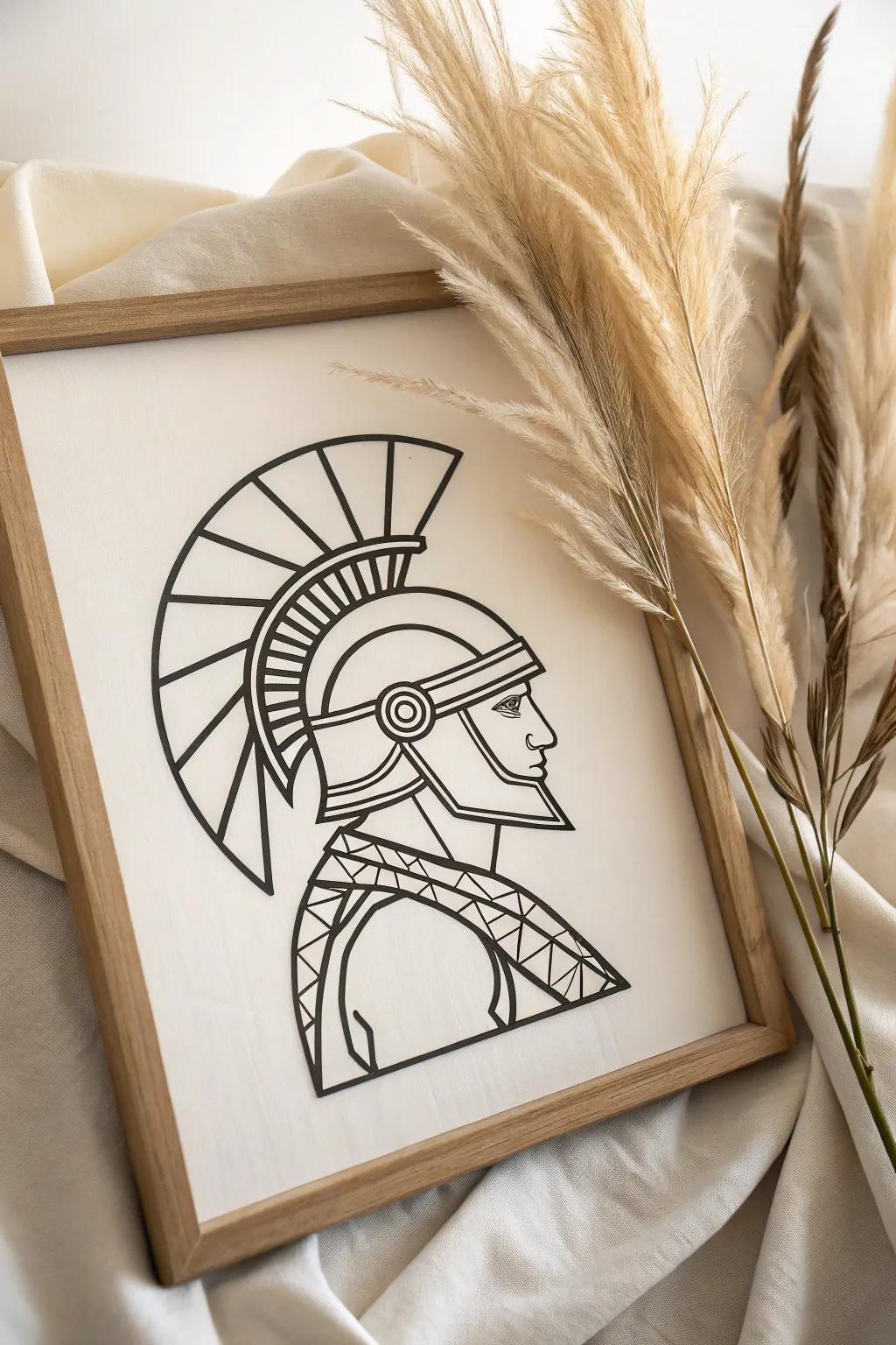 Discover the art of simplicity with a touch of medieval flair, perfect for your Scandinavian-Boho inspired space.