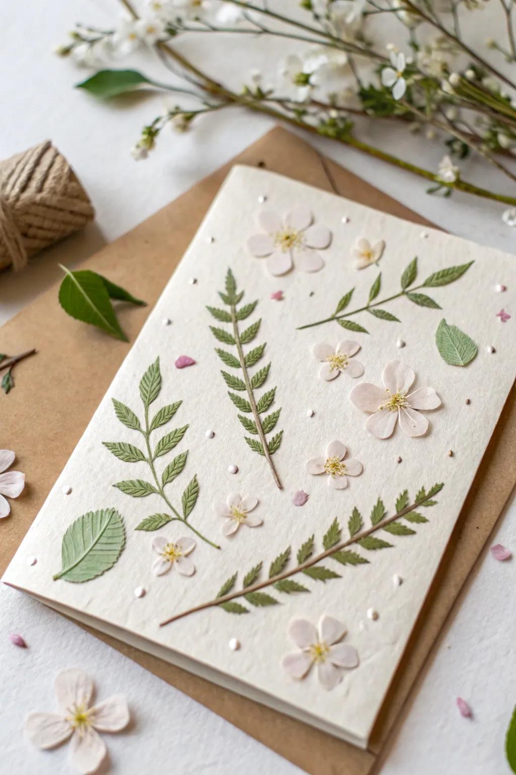Celebrate spring with nature's own confetti, adding a touch of whimsy to your seasonal greetings.