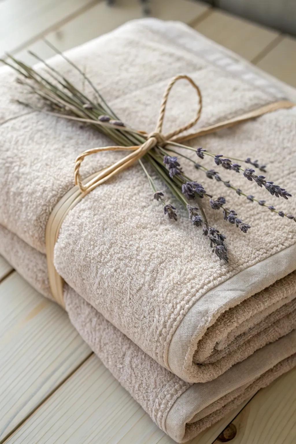Elevate your gift wrapping with a touch of nature's elegance. 🌿✨ #ScandiBoho #GiftWrappingIdeas