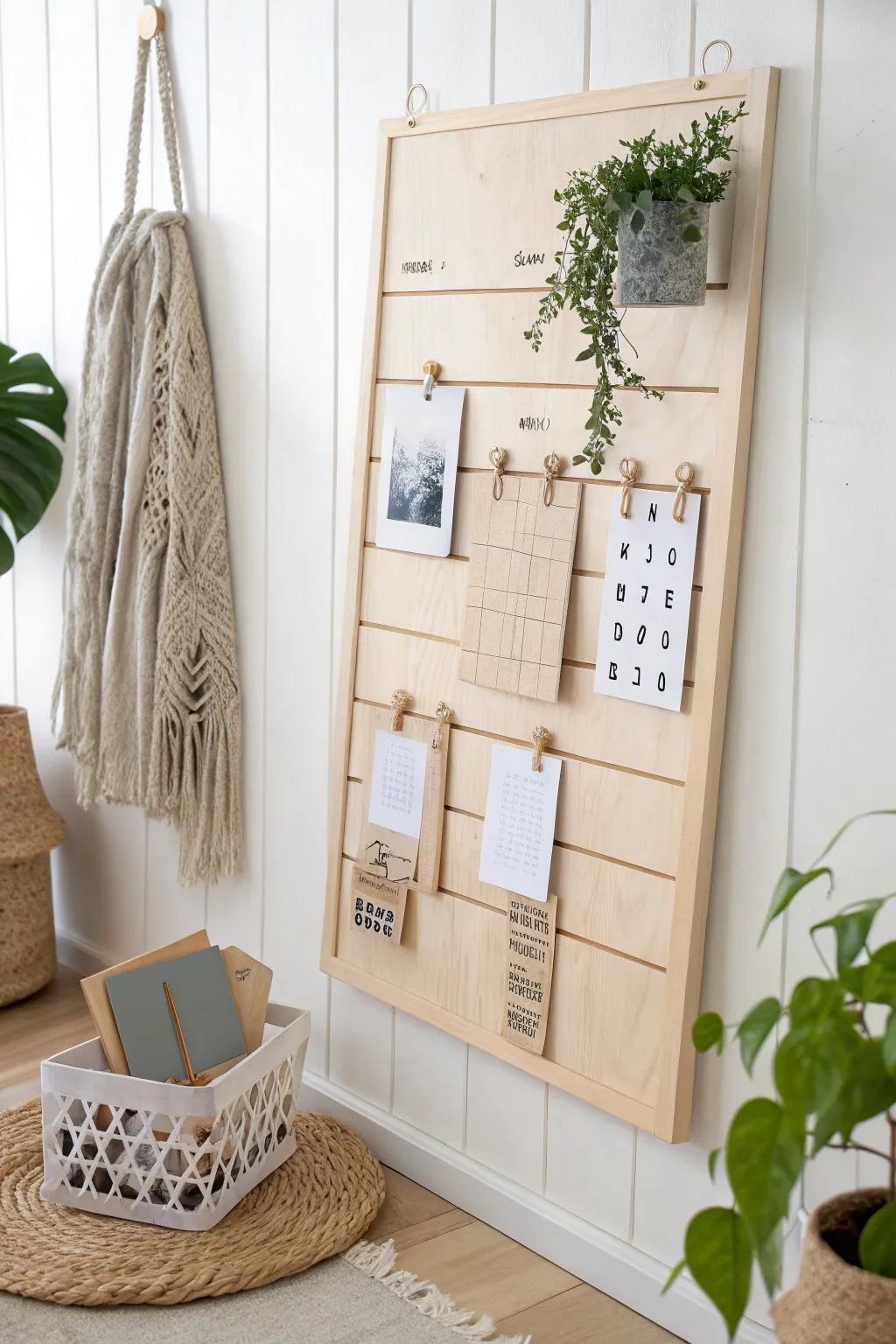Embrace creativity with this elegant modular brag board - where simplicity meets interaction.