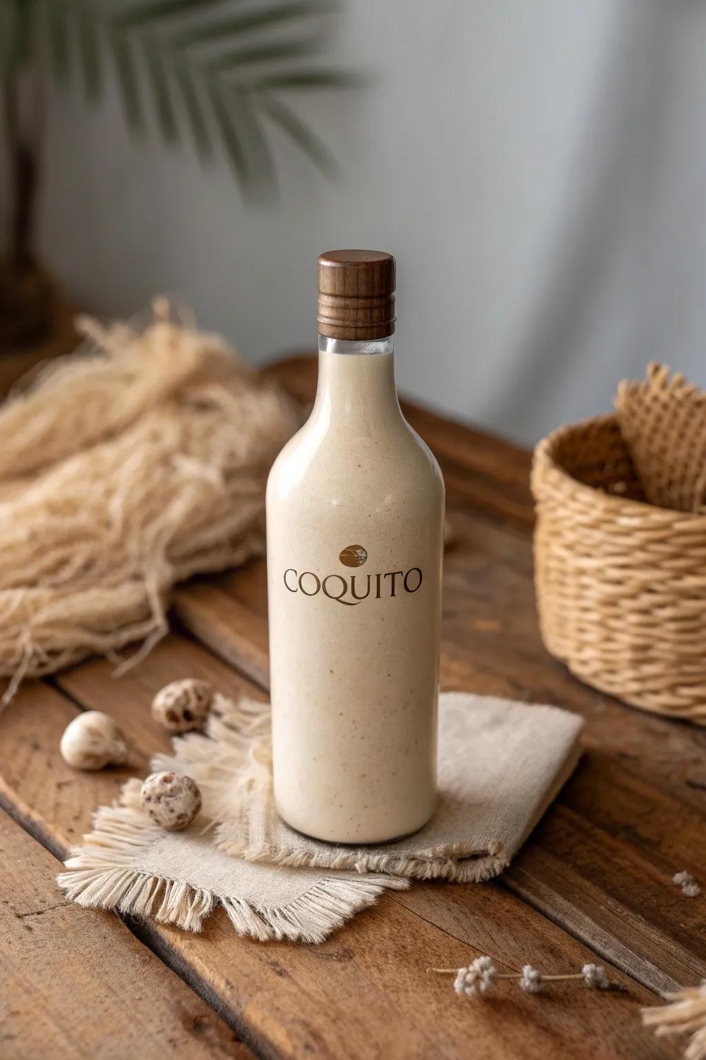 Embrace the timeless charm of classic elegance with these beautifully crafted Coquito labels.