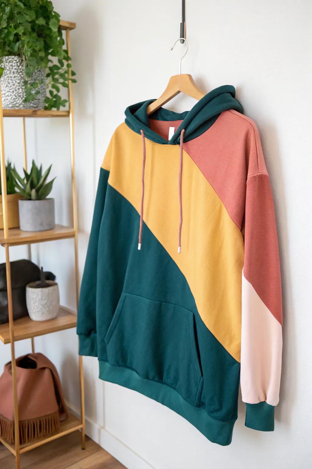 Make a statement with bold color blocking: where Scandinavian simplicity meets vibrant creativity!