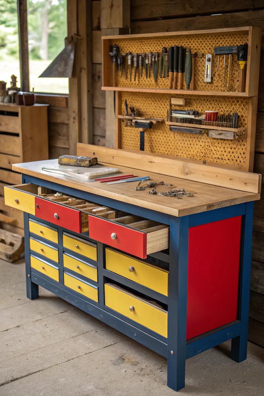 Revitalize your farm shop with vibrant, handcrafted storage solutions.