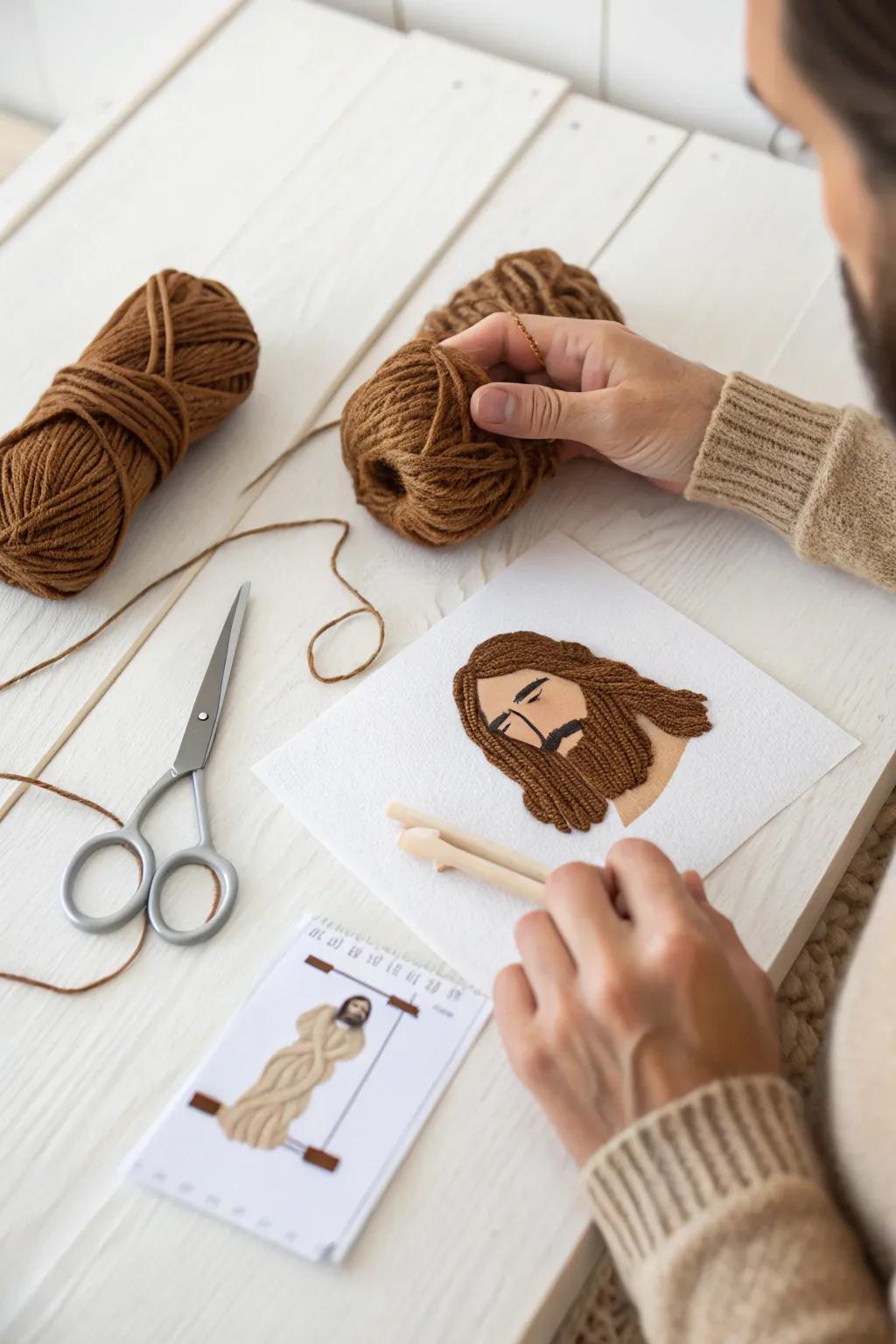 Bring the wilderness to life with this tactile camel hair craft project for John the Baptist.