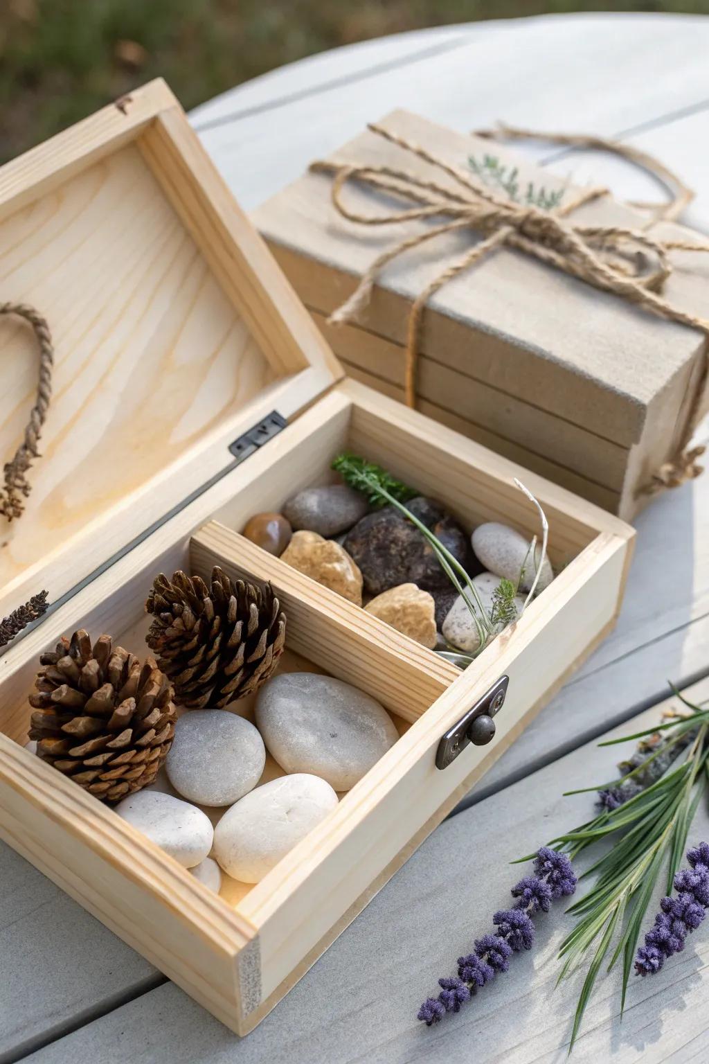Unbox the beauty of nature with our Nature’s Touch Box—where simplicity meets the wild.