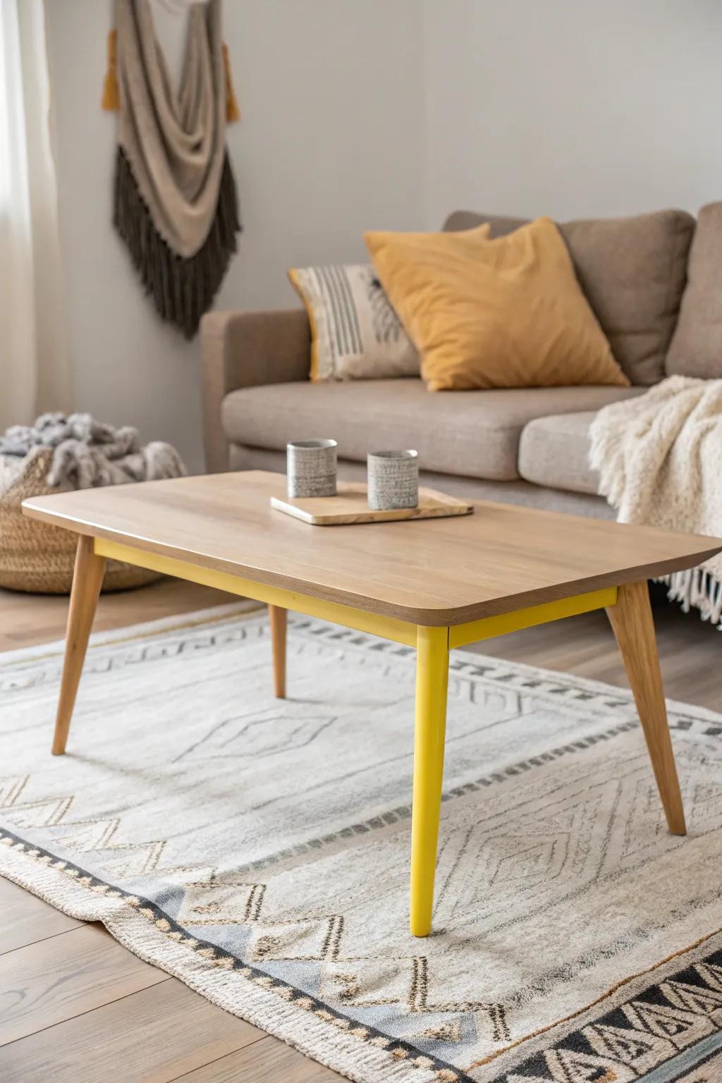 Breathe new life into your space with a pop of neon yellow—where sleek design meets vibrant creativity!