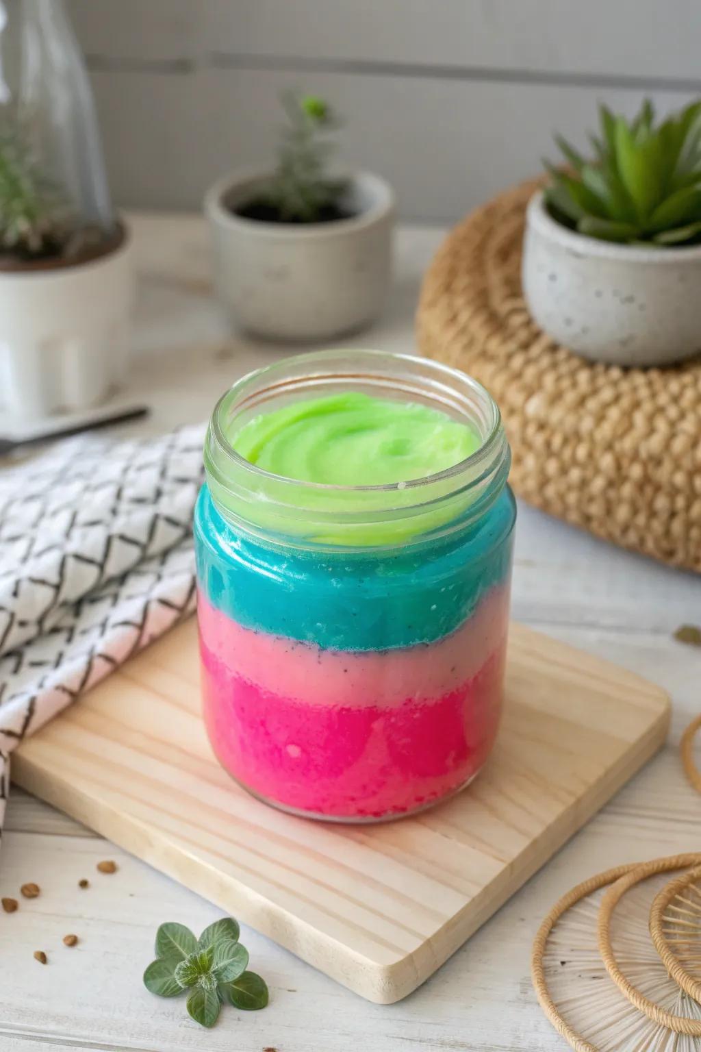Illuminate your creativity with these vivid neon slime colors, perfect for making a bold statement!