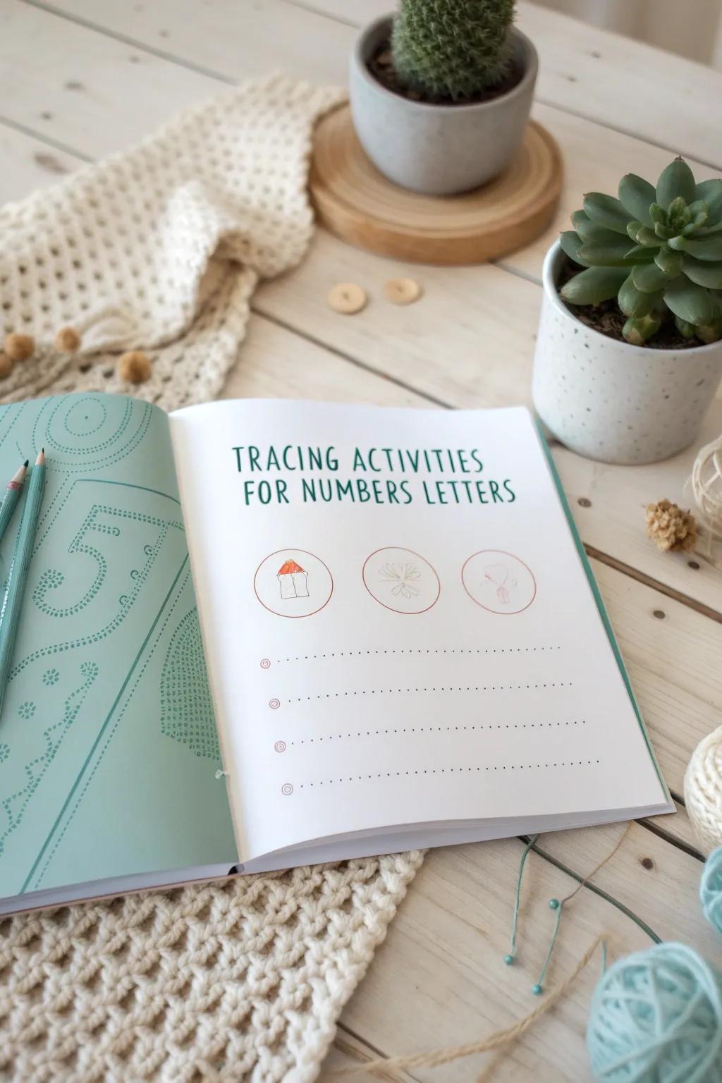 Discover the joy of learning with our beautifully crafted Numbers & Letters activity book. Perfect for little explorers!