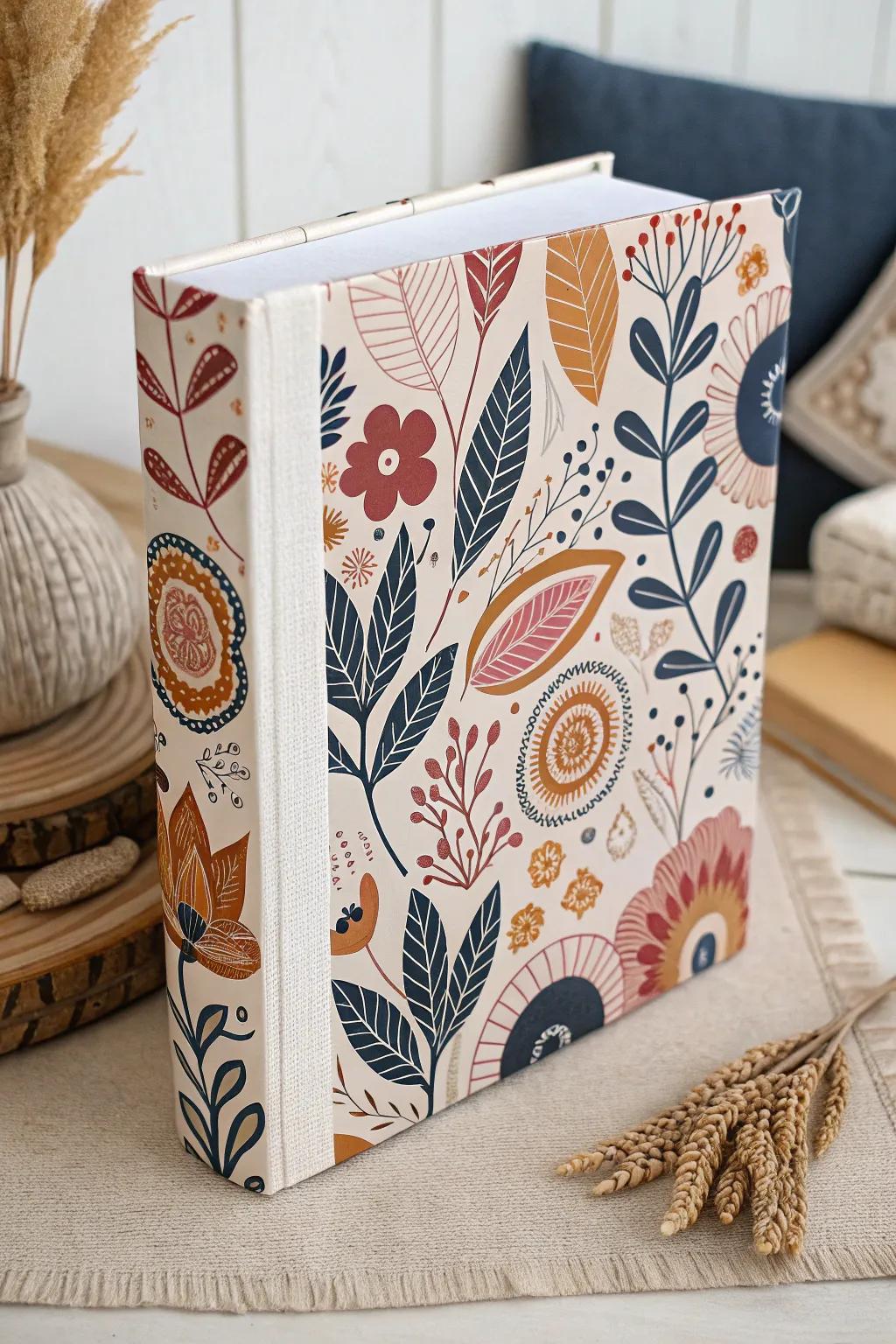 Transform your workspace with a binder that doubles as art. Embrace the beauty of patterns and colors that speak to the soul. #PatternParty #BinderDesign #ScandiBoho
