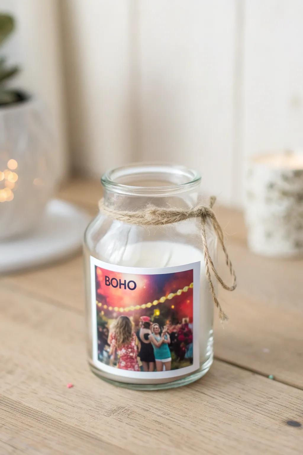 Capture memories in style with custom photo jars – a perfect blend of simplicity and vibrant fun!