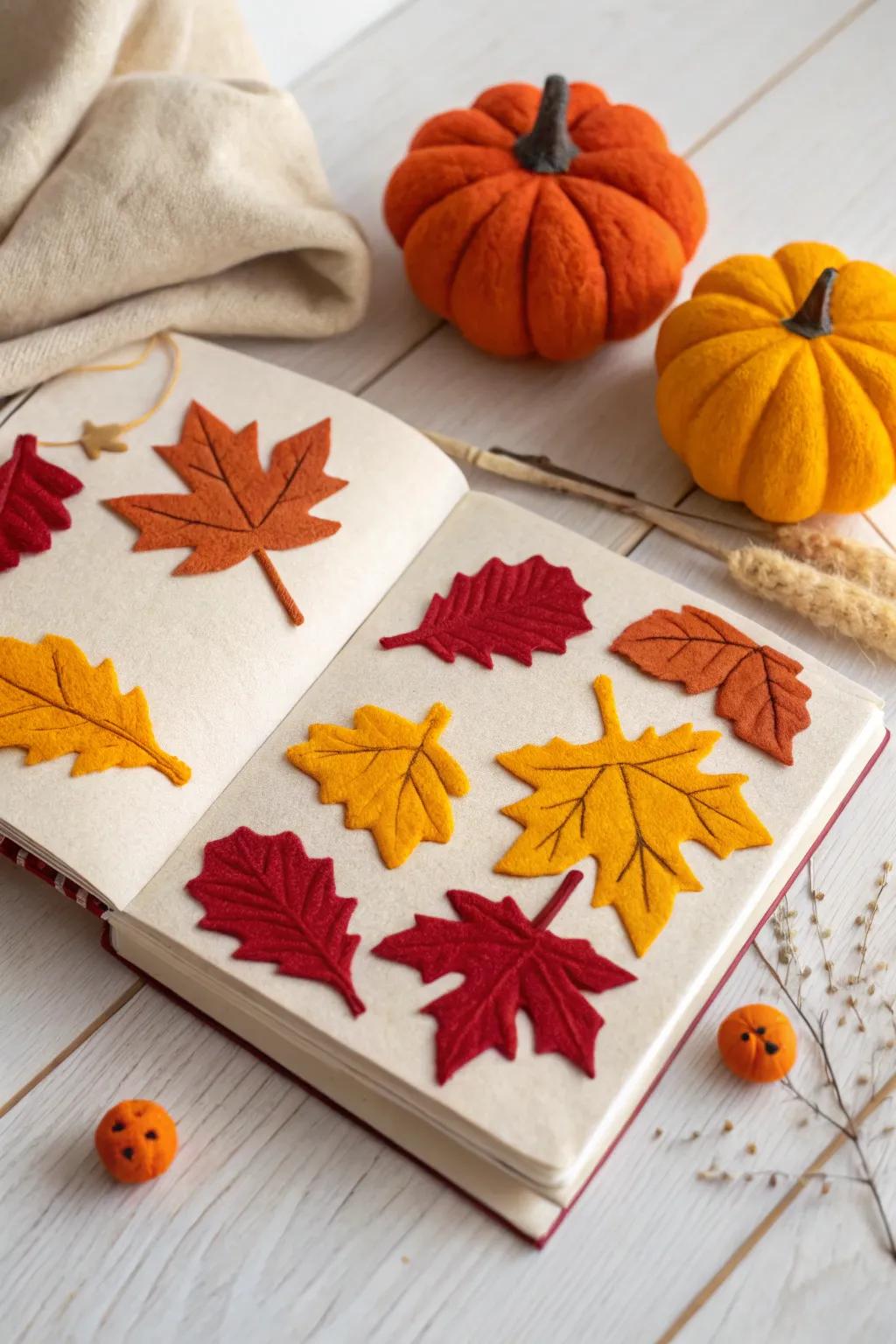 Embrace the beauty of autumn with this charming seasonal busy book page. Perfect for little hands to explore and enjoy!