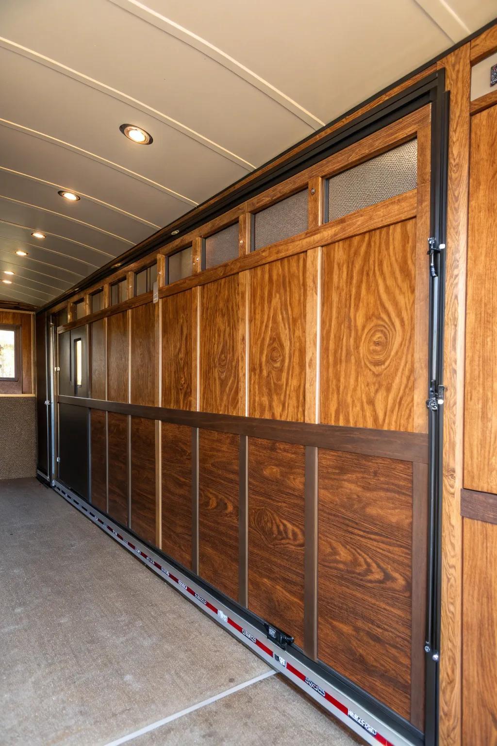 Transform your trailer into a cozy haven with meticulously crafted insulation and paneling.