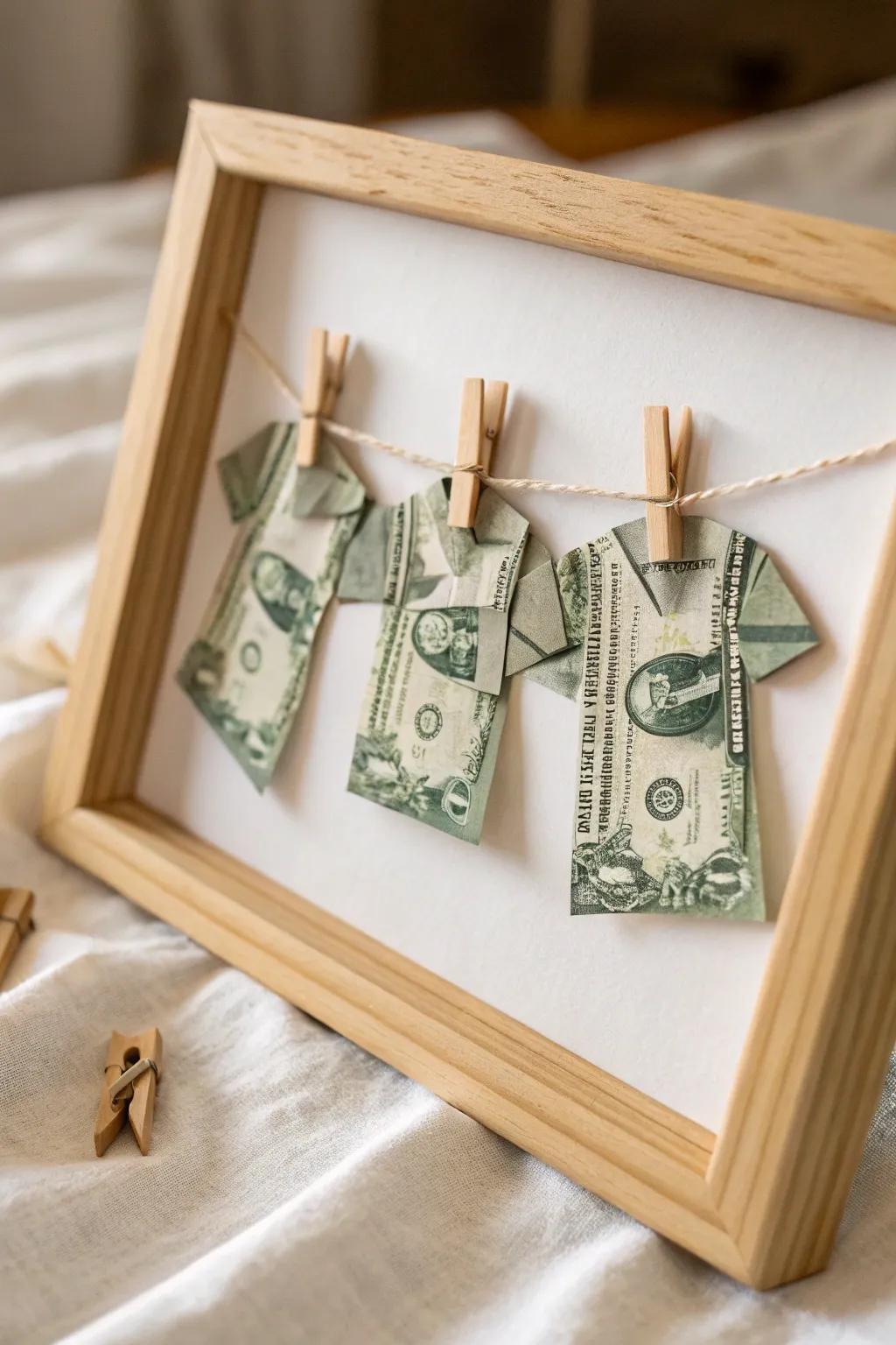 Craft your wealth with style: Origami Money Art for a chic, playful touch to your space!
