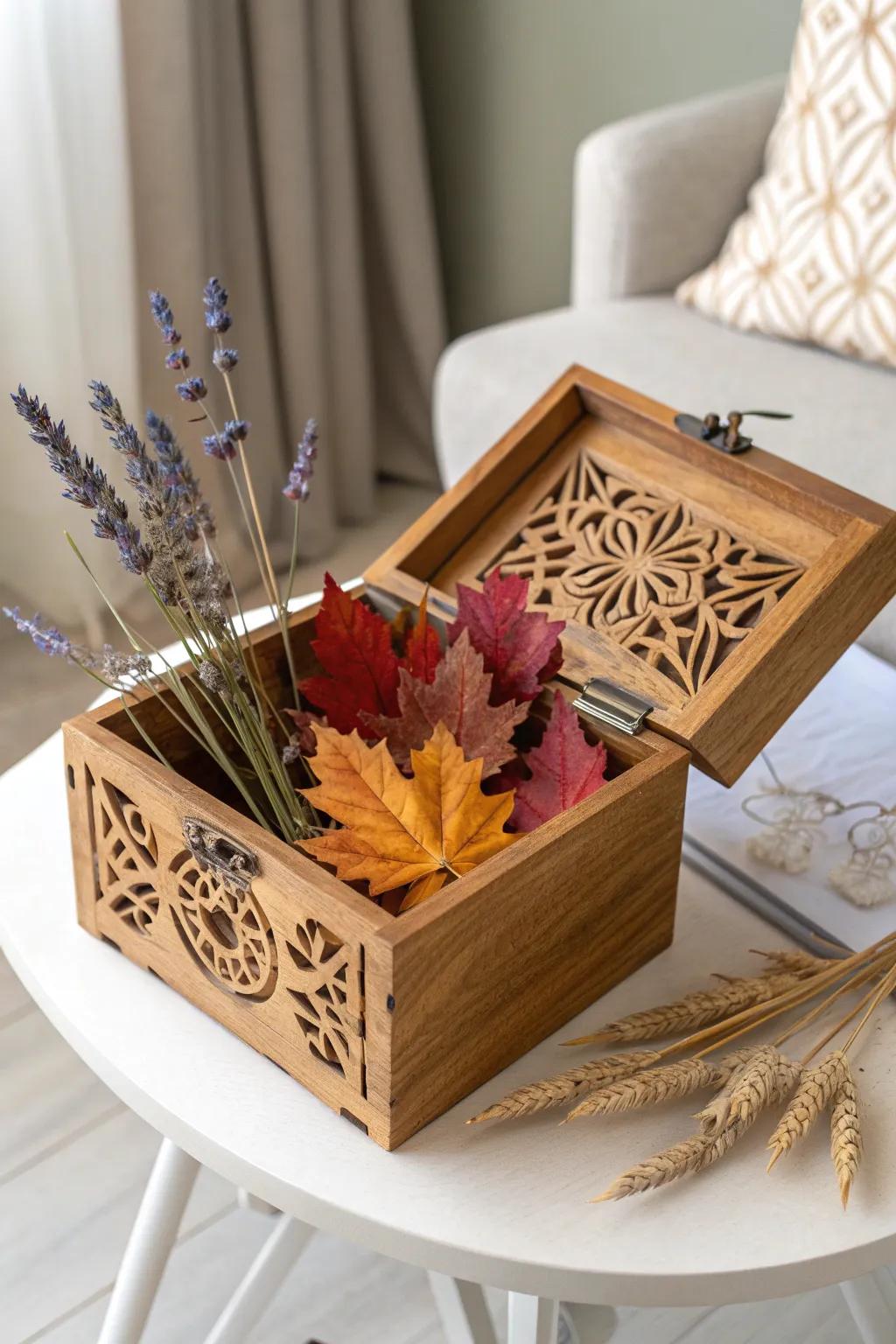 Unlock the magic of the seasons with a surprise box that brings the beauty of nature indoors.