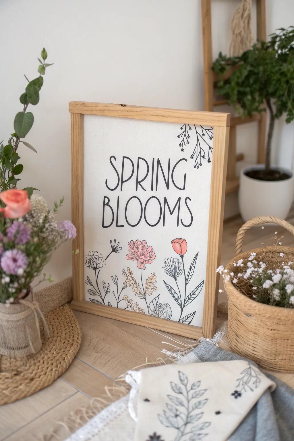 Welcome Spring with a touch of elegance and simplicity. 🌸 #SeasonalDecor #ReverseCanvas