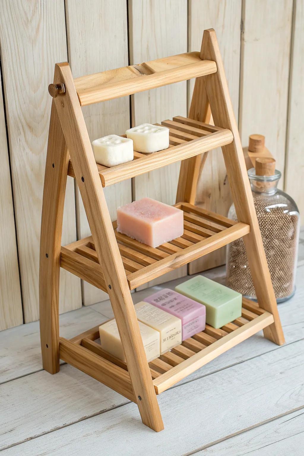 Elevate your soap-making with a chic and versatile adjustable rack that blends Scandinavian minimalism with Boho charm.