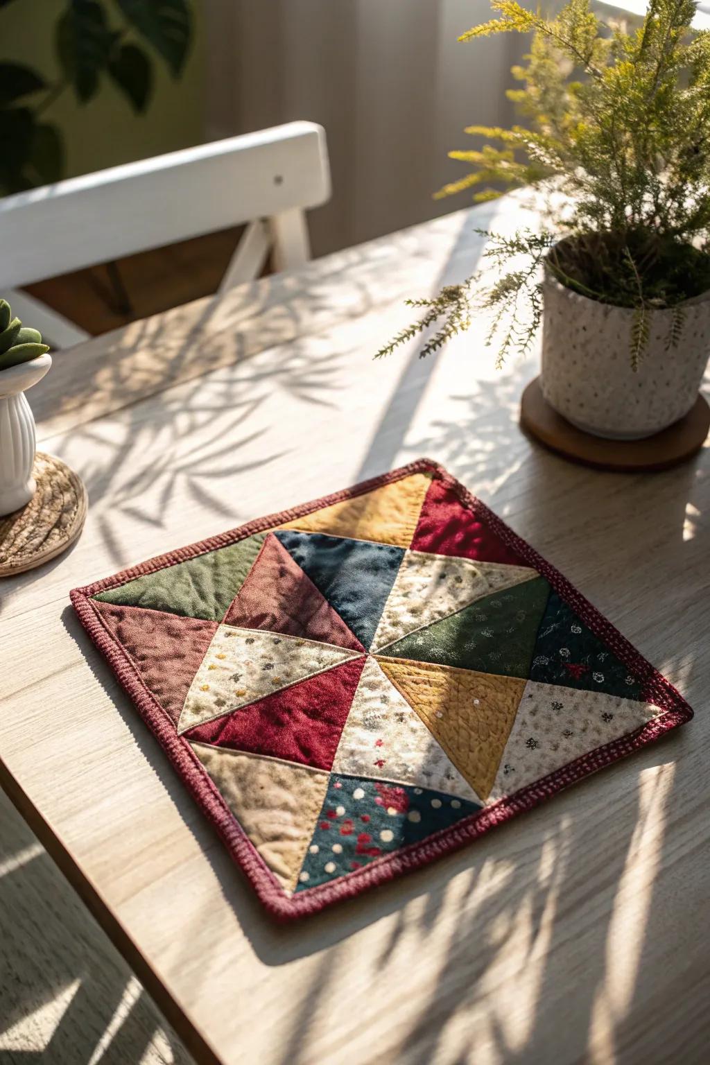 Let your quilt blocks shine with shadow play—where simplicity meets vibrant artistry.