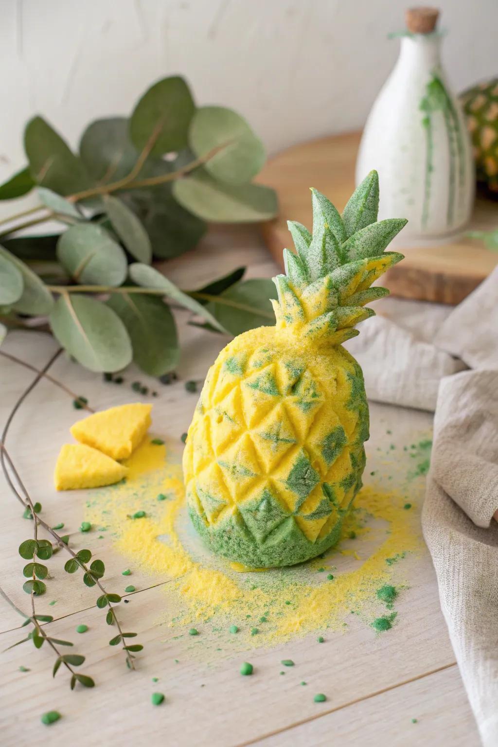 Let creativity bloom with vibrant pineapple prints—where tropical vibes meet minimalist charm!