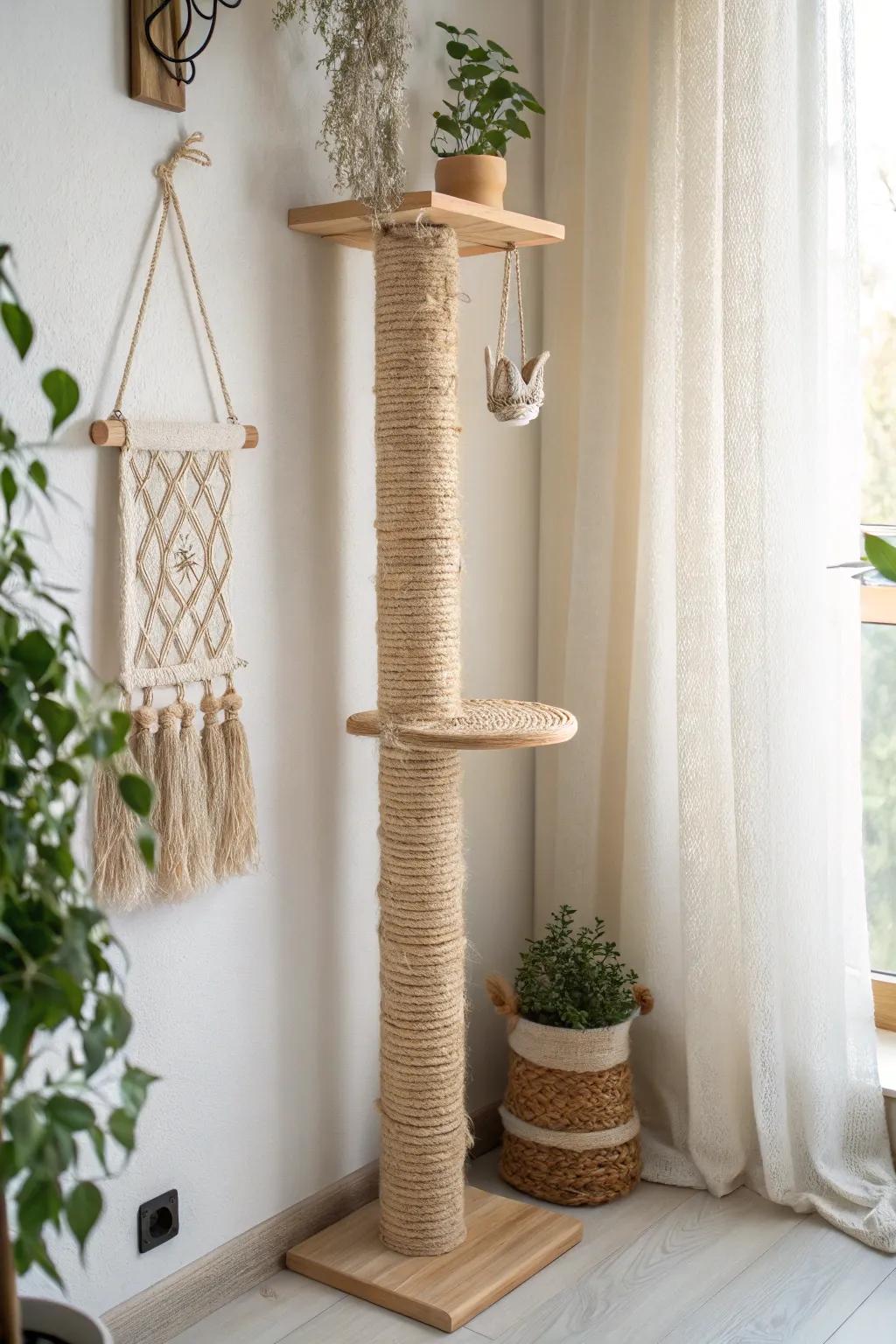Elevate your cat's playtime with a touch of Scandinavian elegance.
