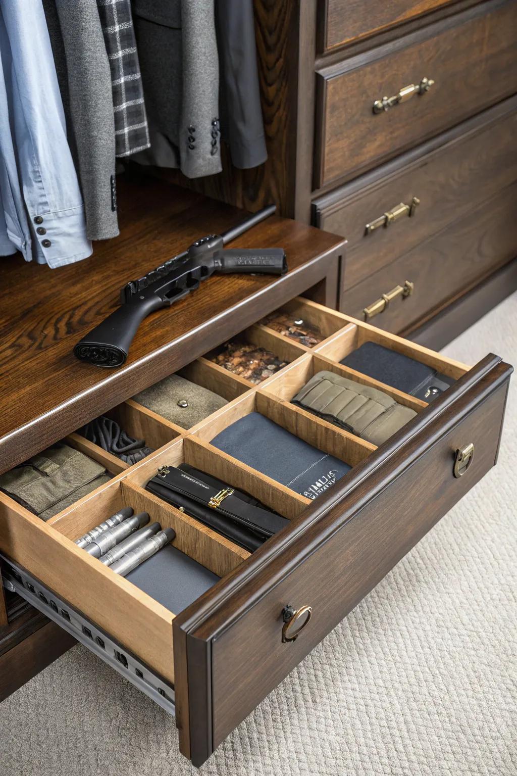 Transform your closet with this sleek, DIY gun magazine organizer—where style meets practicality.