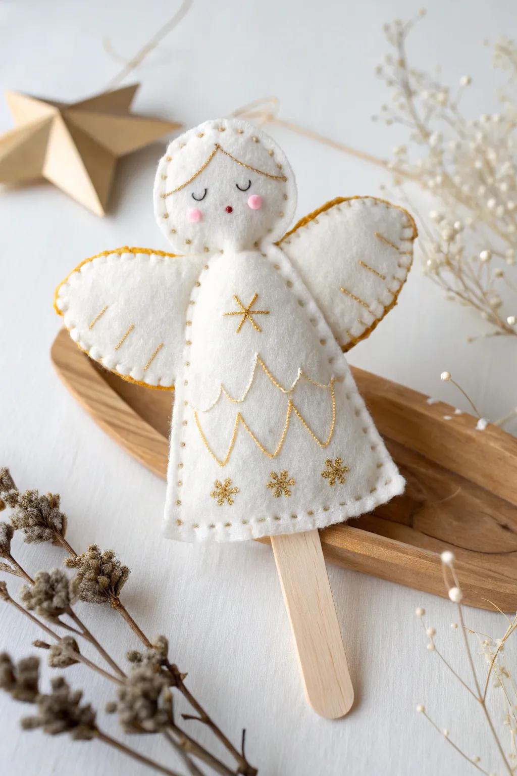 Bring the Easter story to life with handcrafted angelic puppets. 🌿✨ #CraftedWithLove